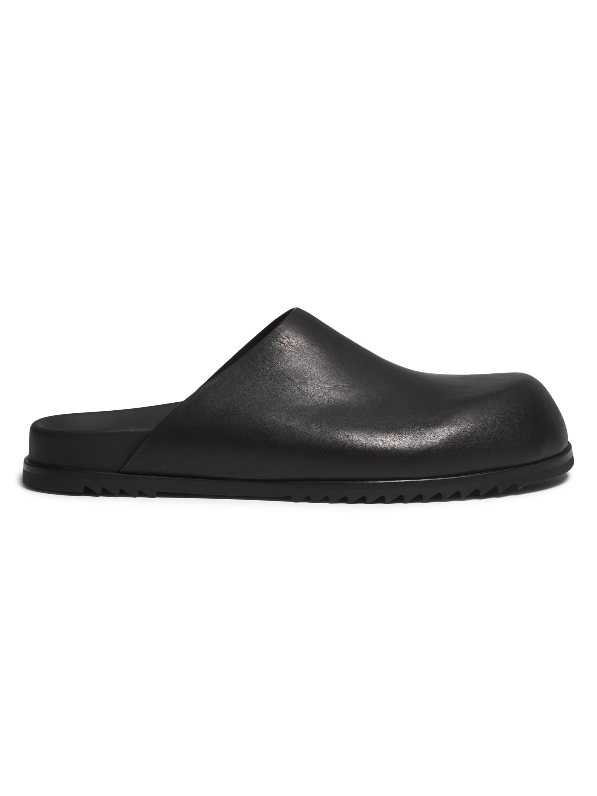 Rick Owens Women's Porterville Granola Leather Mules - Granola And Black