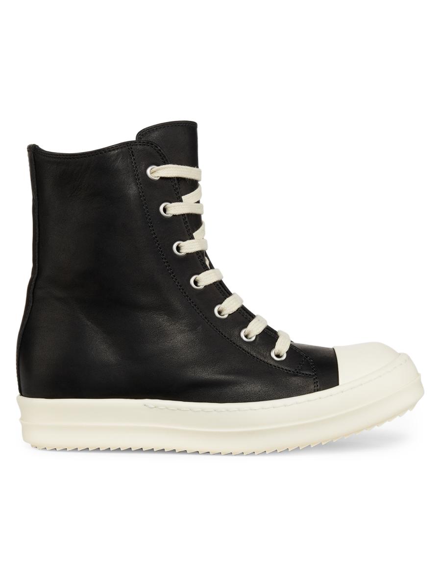 Shop Rick Owens Scarpe Leather Sneakers | Saks Fifth Avenue Shop Rick Owens Scarpe Leather Sneakers | Saks Fifth Avenue
