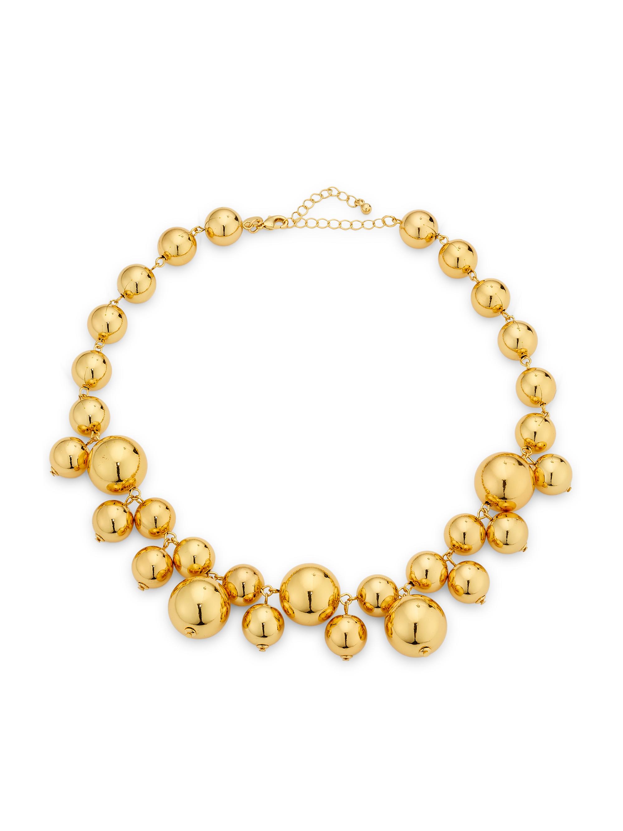 Kenneth Jay Lane Women's Goldtone Beaded Necklace - Polished Gold