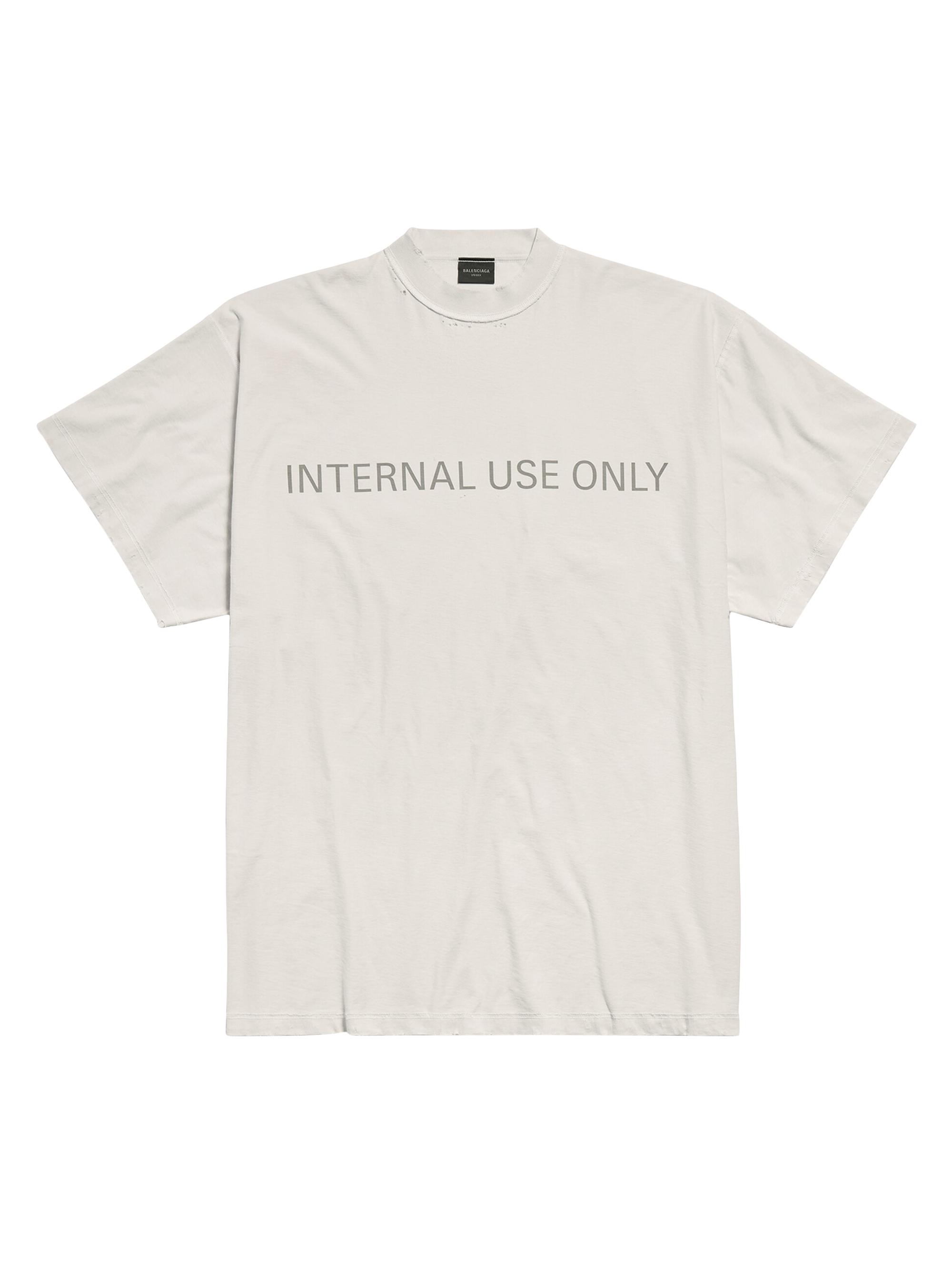 横綱　BALENCIAGA authentic Tシャツ UNISEX Balenciaga Internal Use Only Inside-Out Oversized T-Shirt | Saks