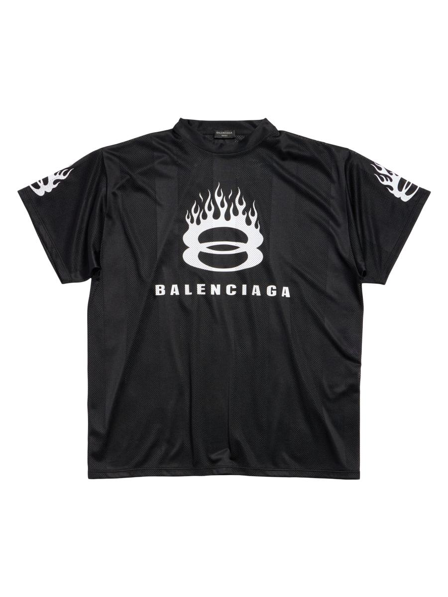 【24SS】BALENCIAGA Burning Unity Tシャツ ロゴ 半袖 コットン 0400021411127?wid=900