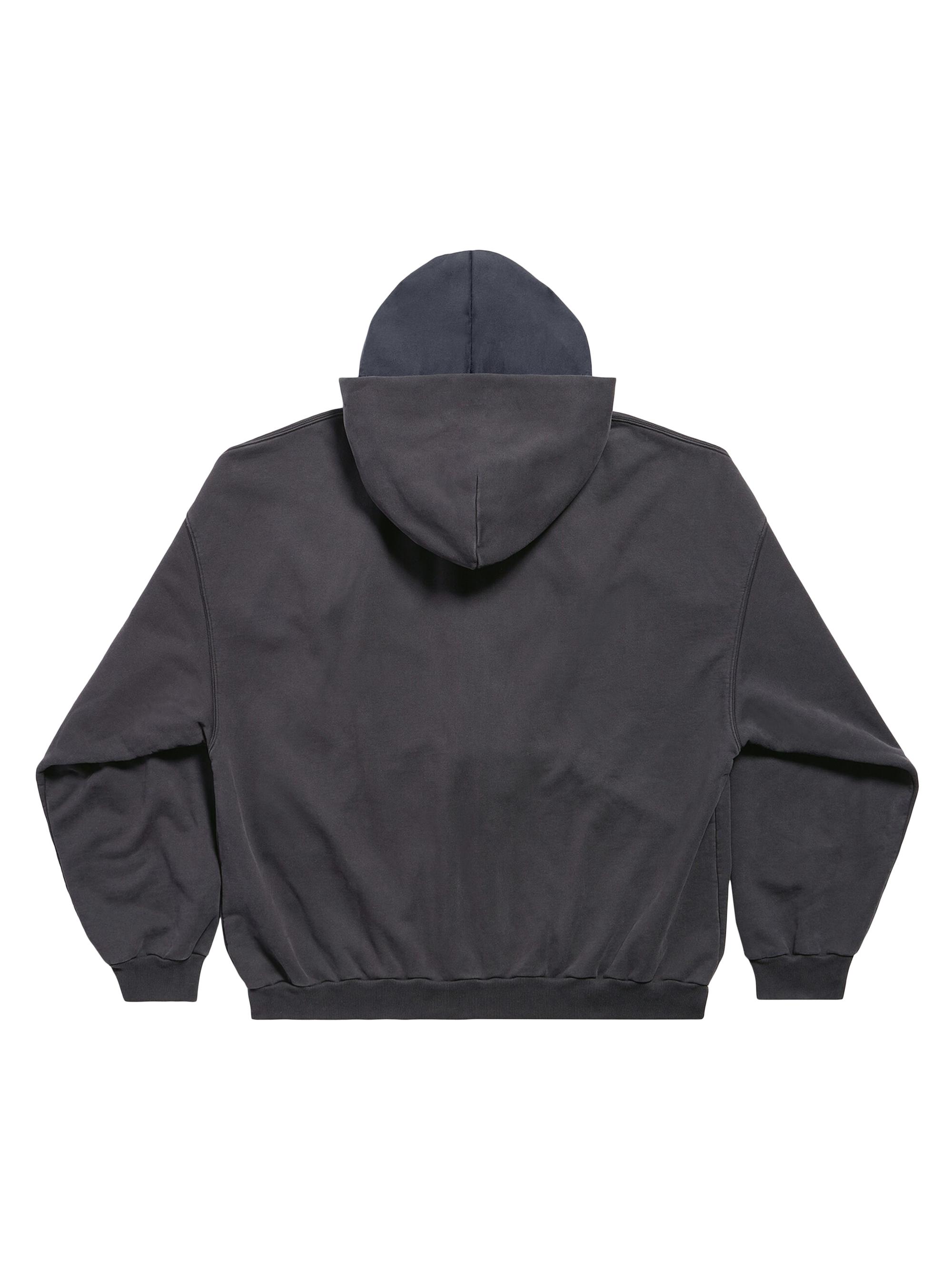 Balenciaga Unity Sports Icon Incognito Oversized Zip-Up Hoodie