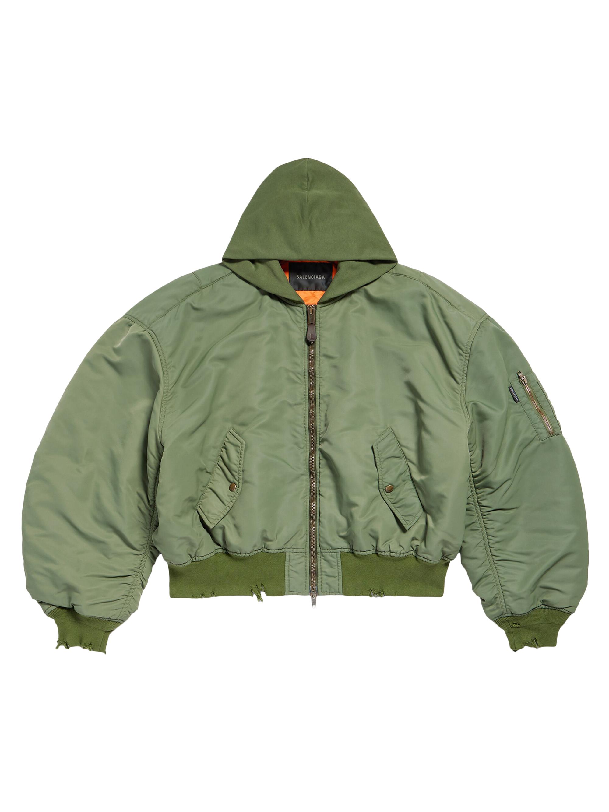 ジャケット・アウター balenciaga 22aw bomber hoodie ジャケット・アウター balenciaga 22aw bomber hoodie