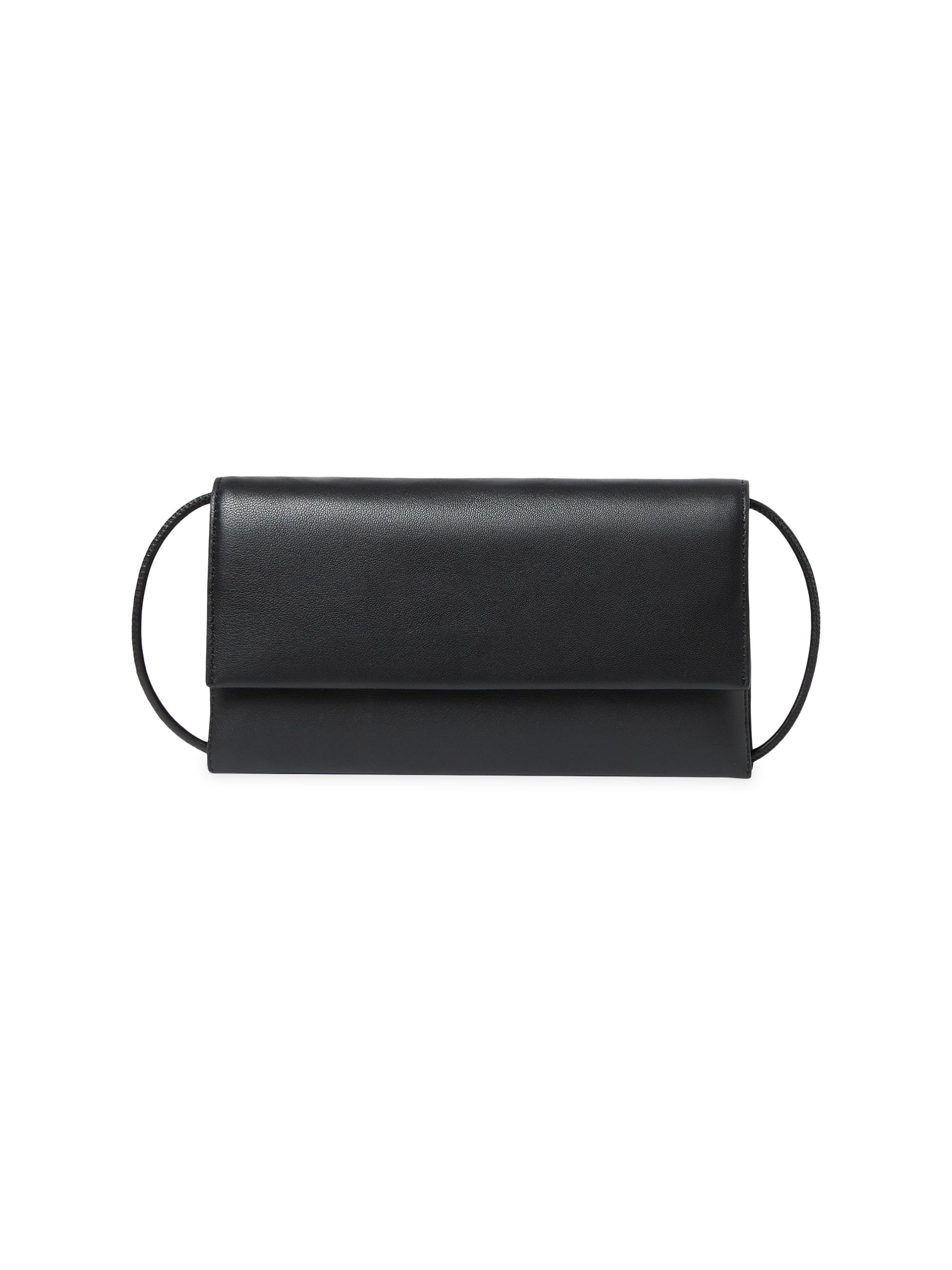 Loeffler Randall Women's Charlee Leather Clutch - Black