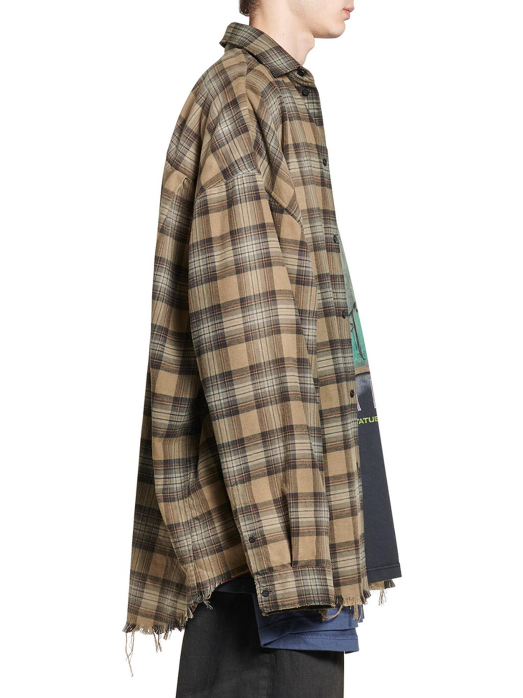 Balenciaga Paris Liberty Layered Oversized Shirt | Saks Fifth Avenue