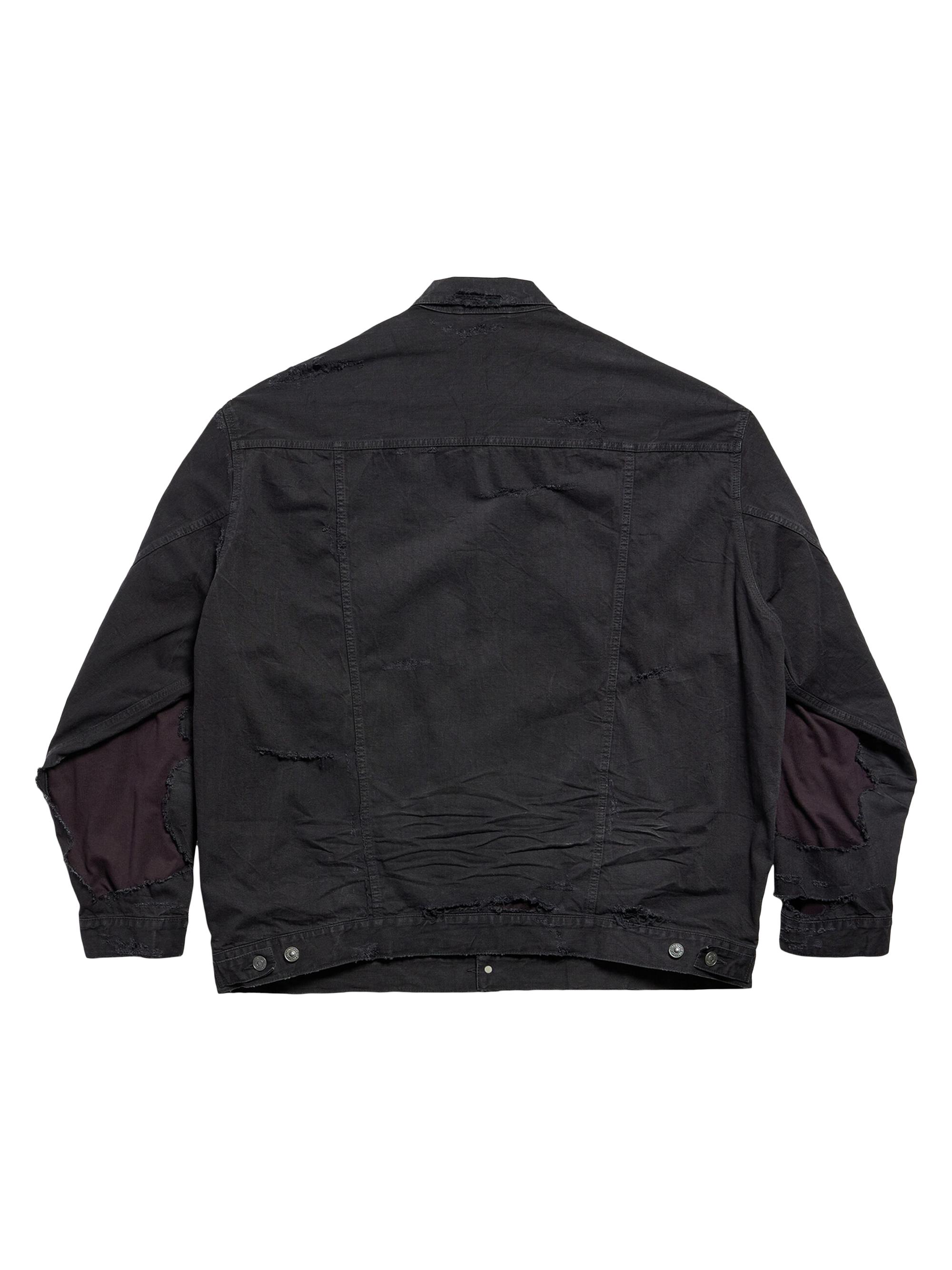 最終値下げbalenciaga　パッチワーク　デストロイ　ジャケット 最終値下げbalenciaga パッチワーク デストロイ ジャケット