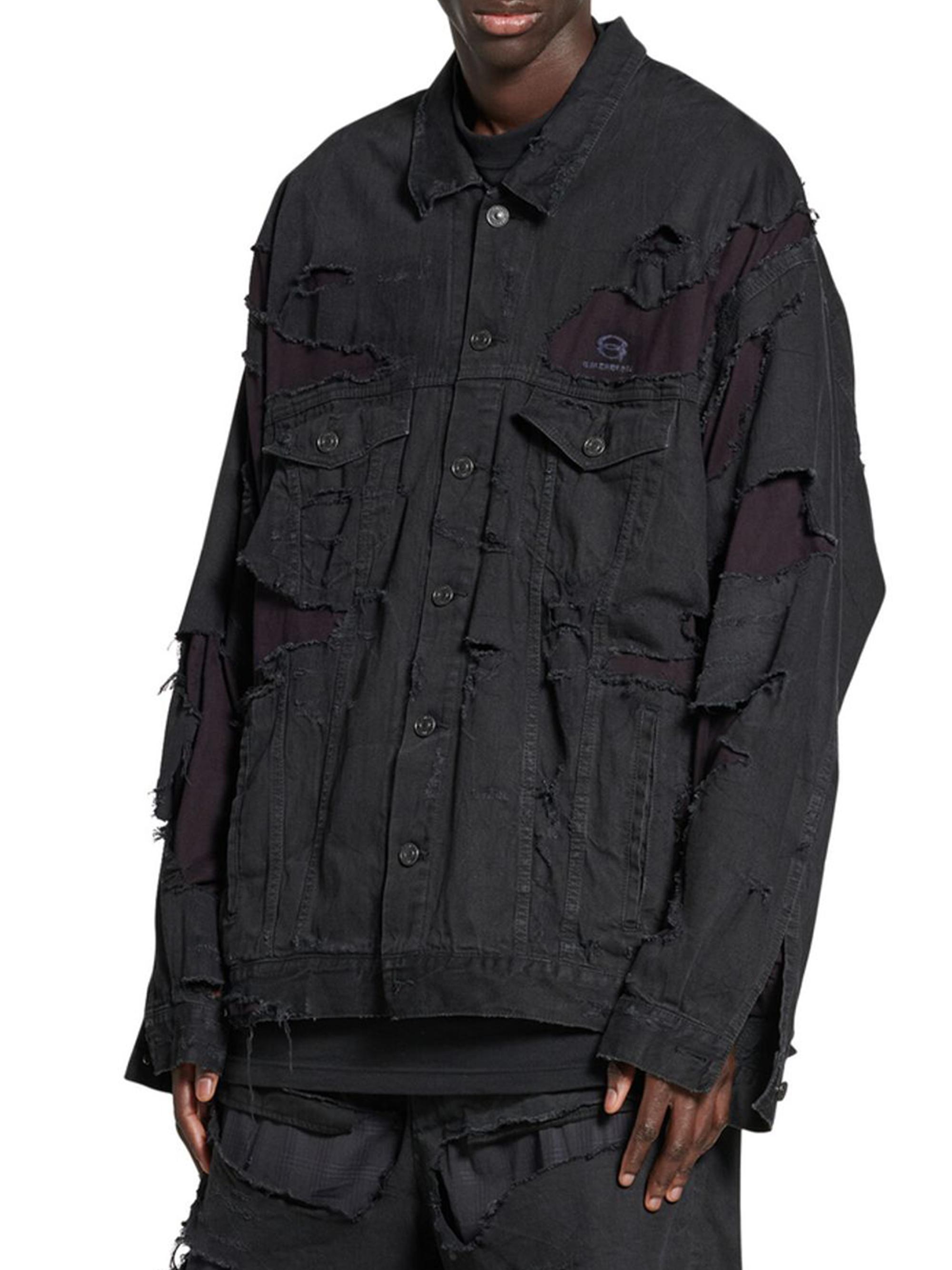 トップス BALENCIAGA UNITY SPORTS ICON PATCHED Balenciaga Unity Sports Icon Patchwork Jacket | Saks Fifth