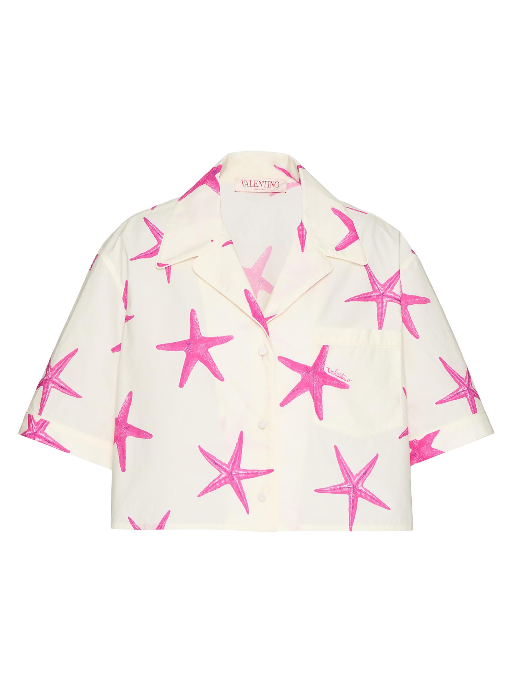 Valentino Garavani Women's Starfish Popeline Shirt -  Pink