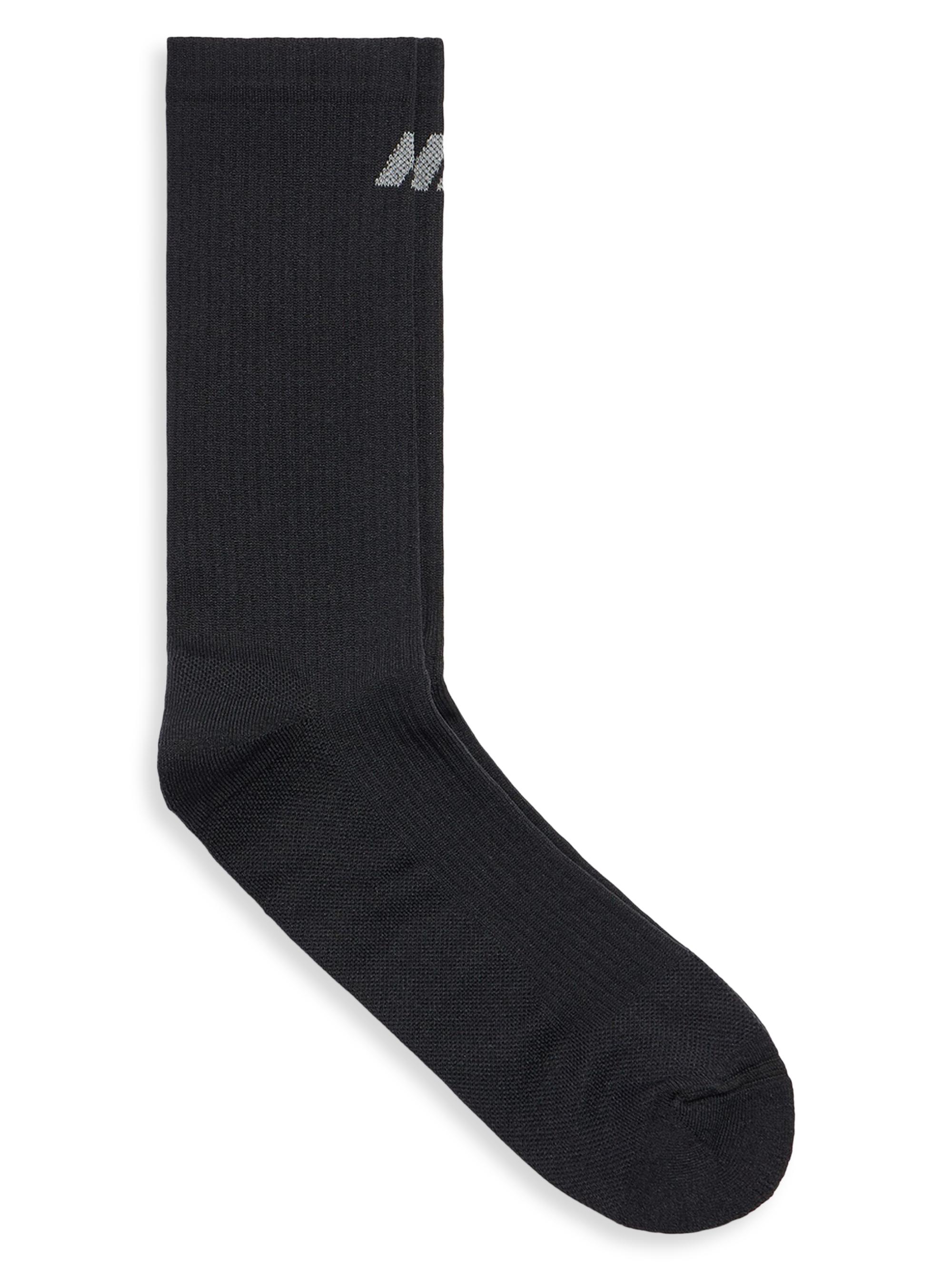 Balenciaga Men's Activewear Technical Socks - Black