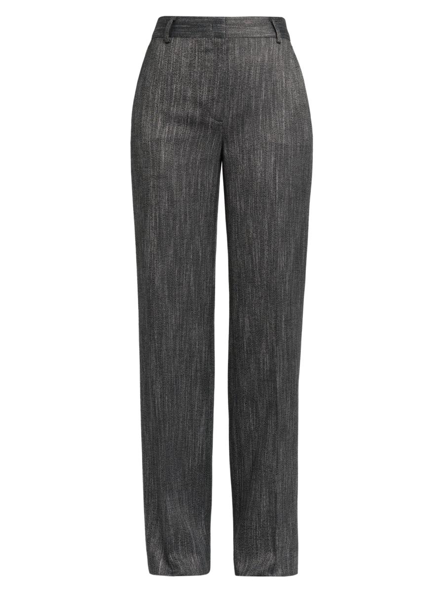 Alberta Ferretti Women's Viscose Straight-leg Trousers In Multi