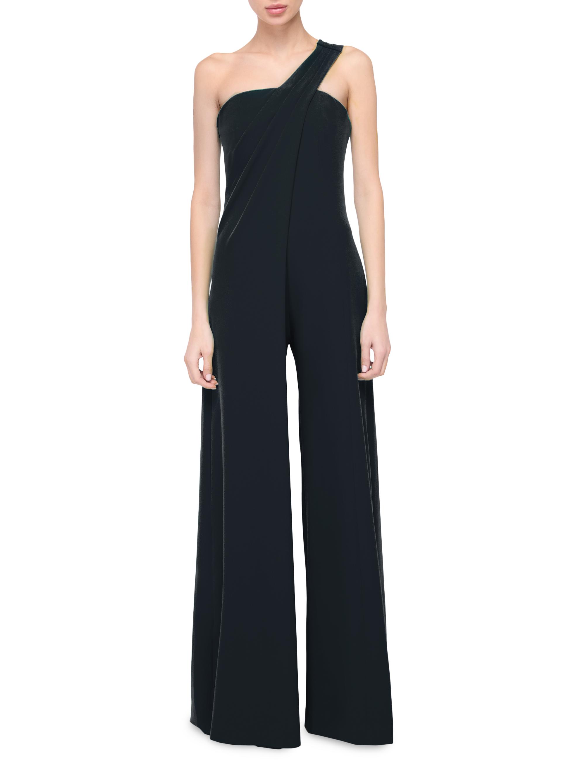 Honayda Crepe One-Shoulder Jumpsuit | Saks Fifth Avenue