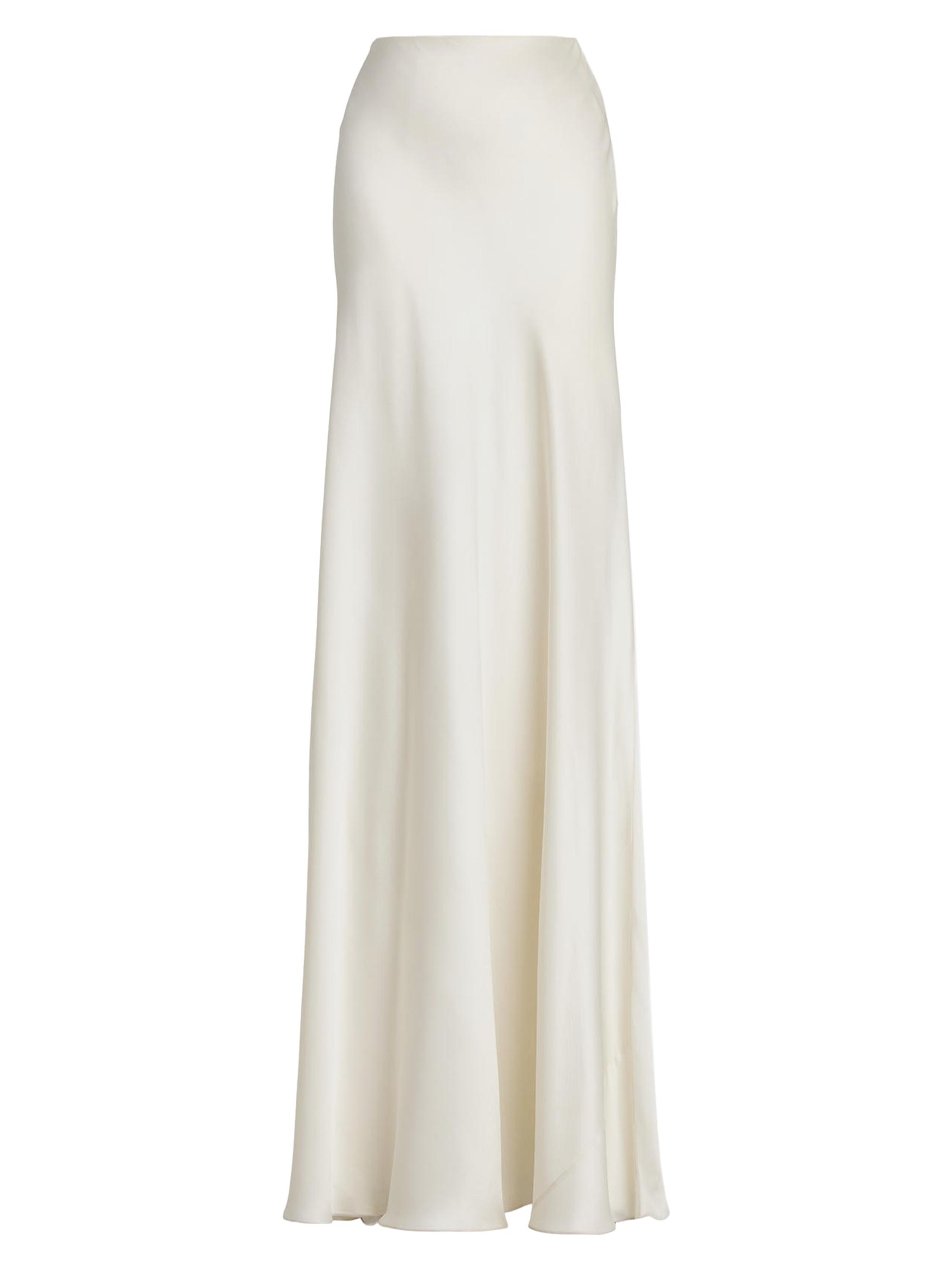 Ralph Lauren Collection Women's Masina Satin Maxi Skirt - Lux Cream