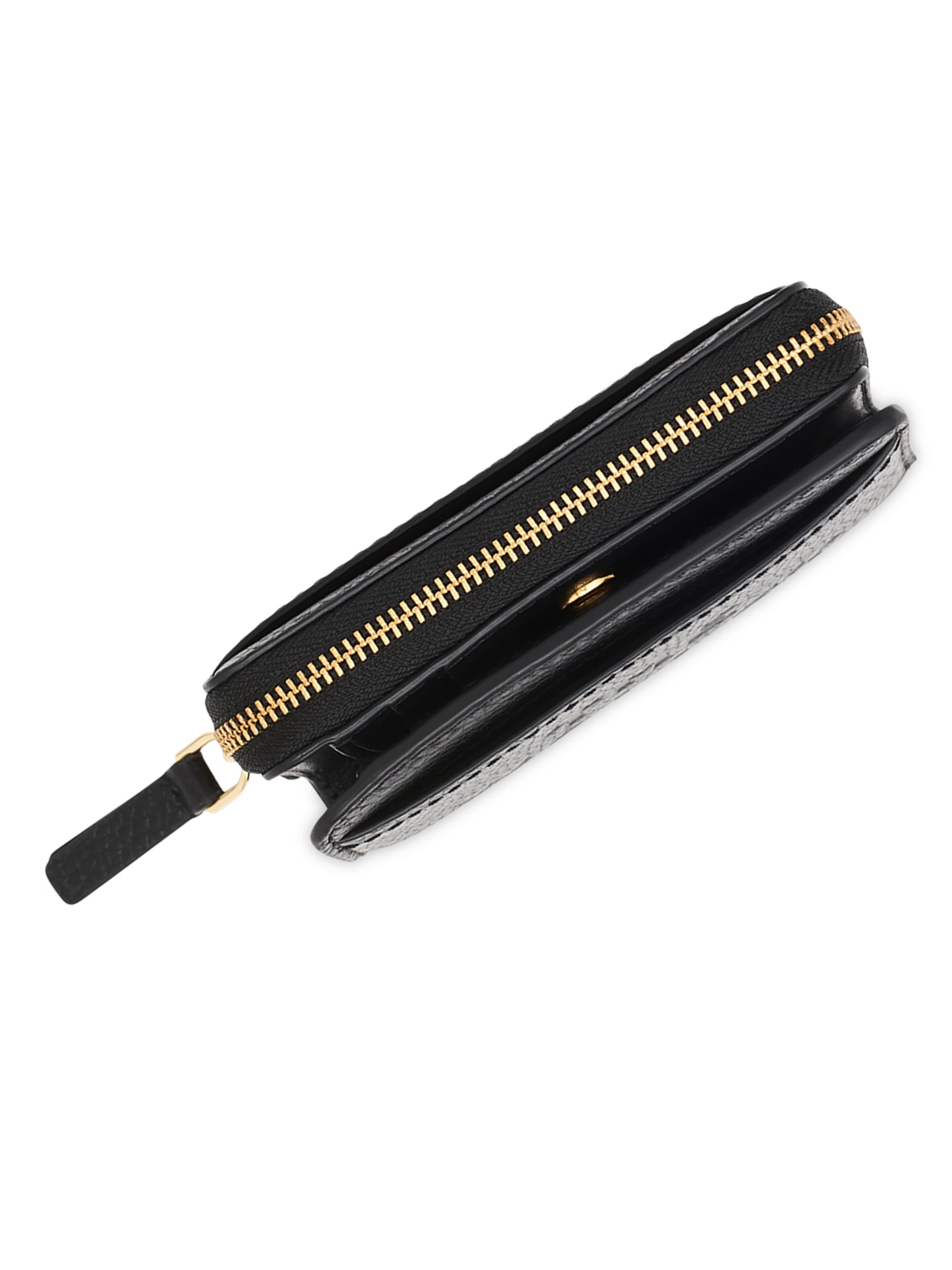 Marc Jacobs The Leather Mini Compact Wallet | Saks Fifth Avenue