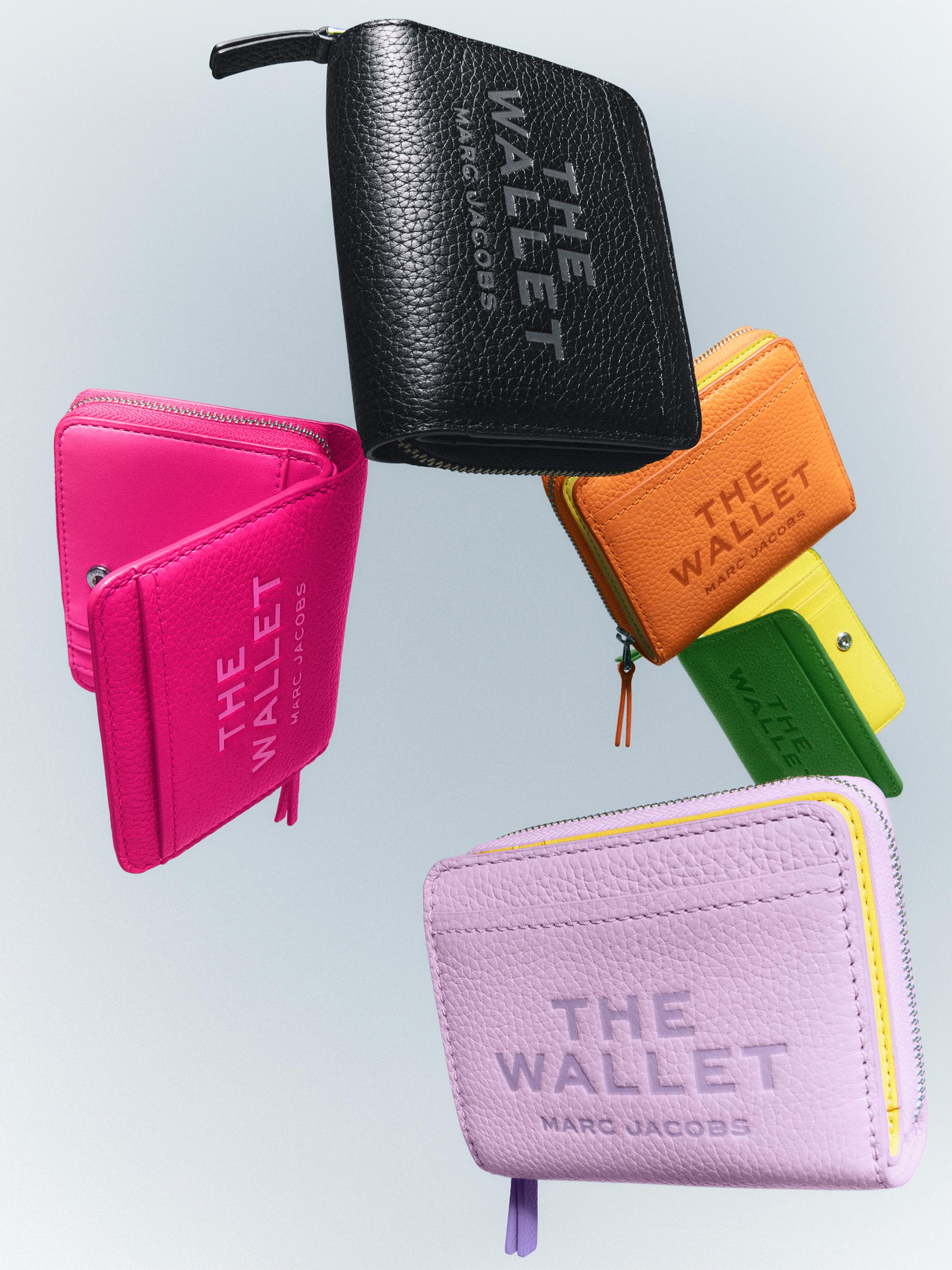 Marc Jacobs The Leather Mini Compact Wallet | Saks Fifth Avenue