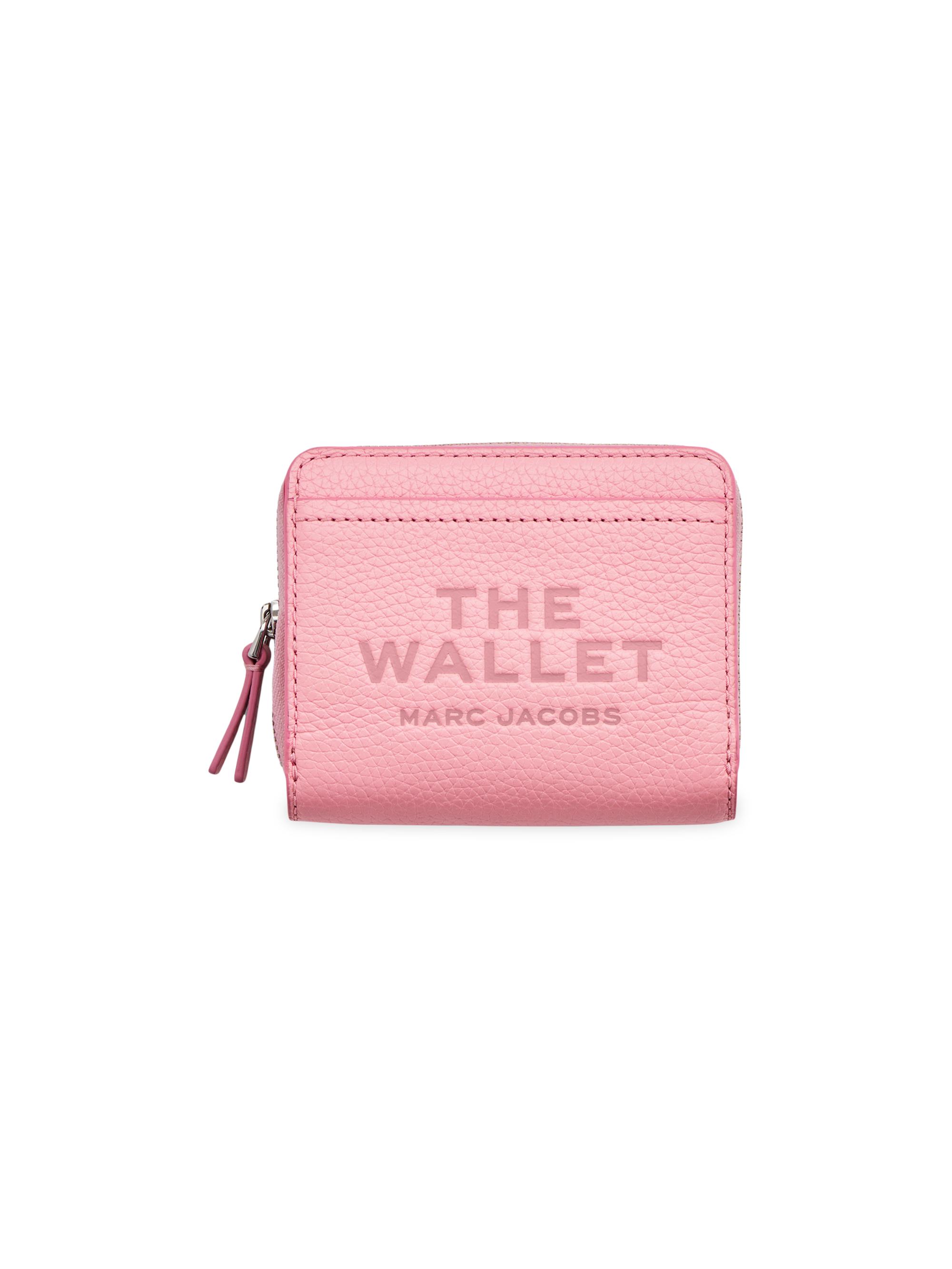 Marc Jacobs Women's The Leather Mini Compact Wallet - Ribbonpink