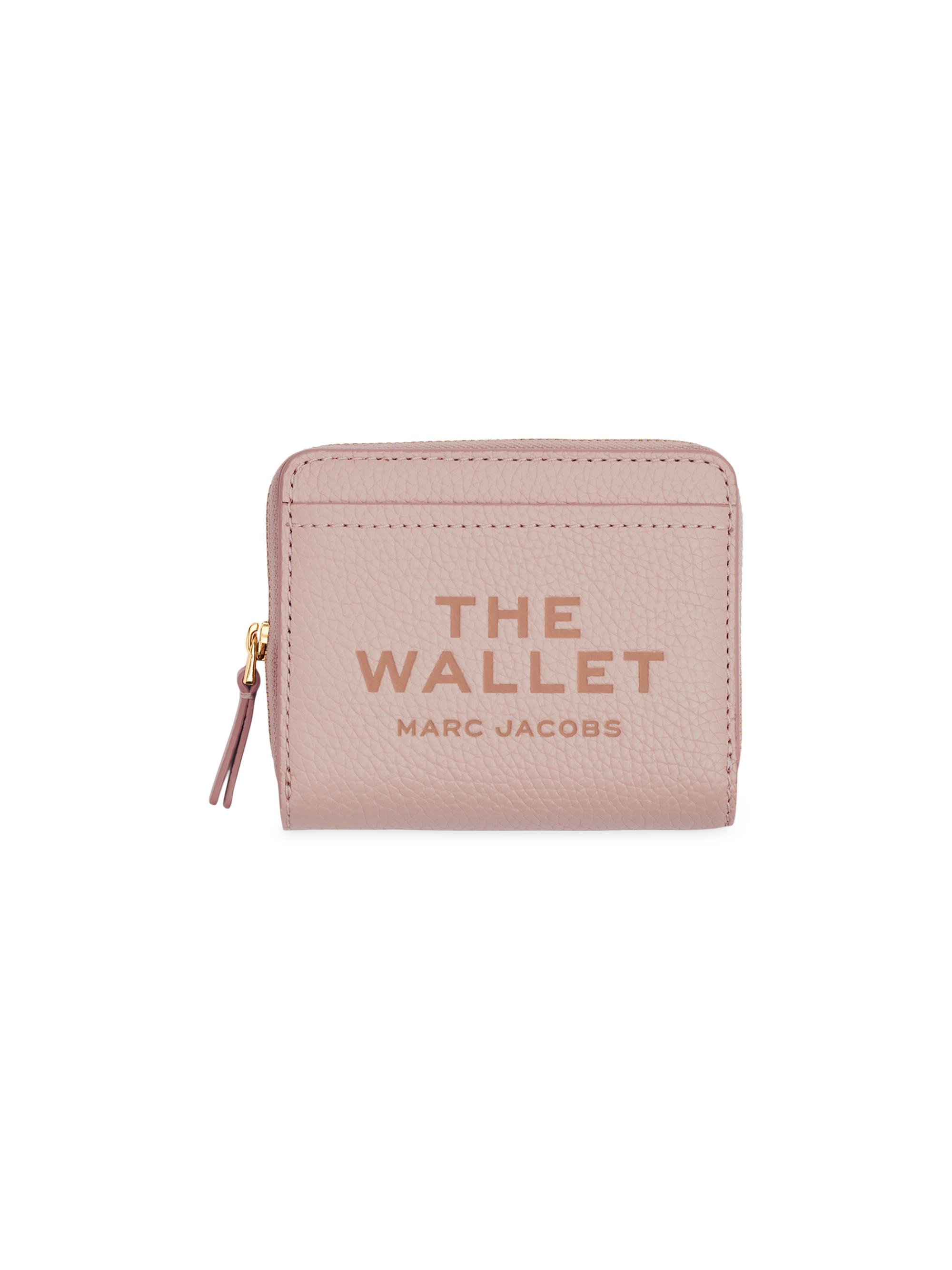 Marc Jacobs Women's The Leather Mini Compact Wallet - Rose