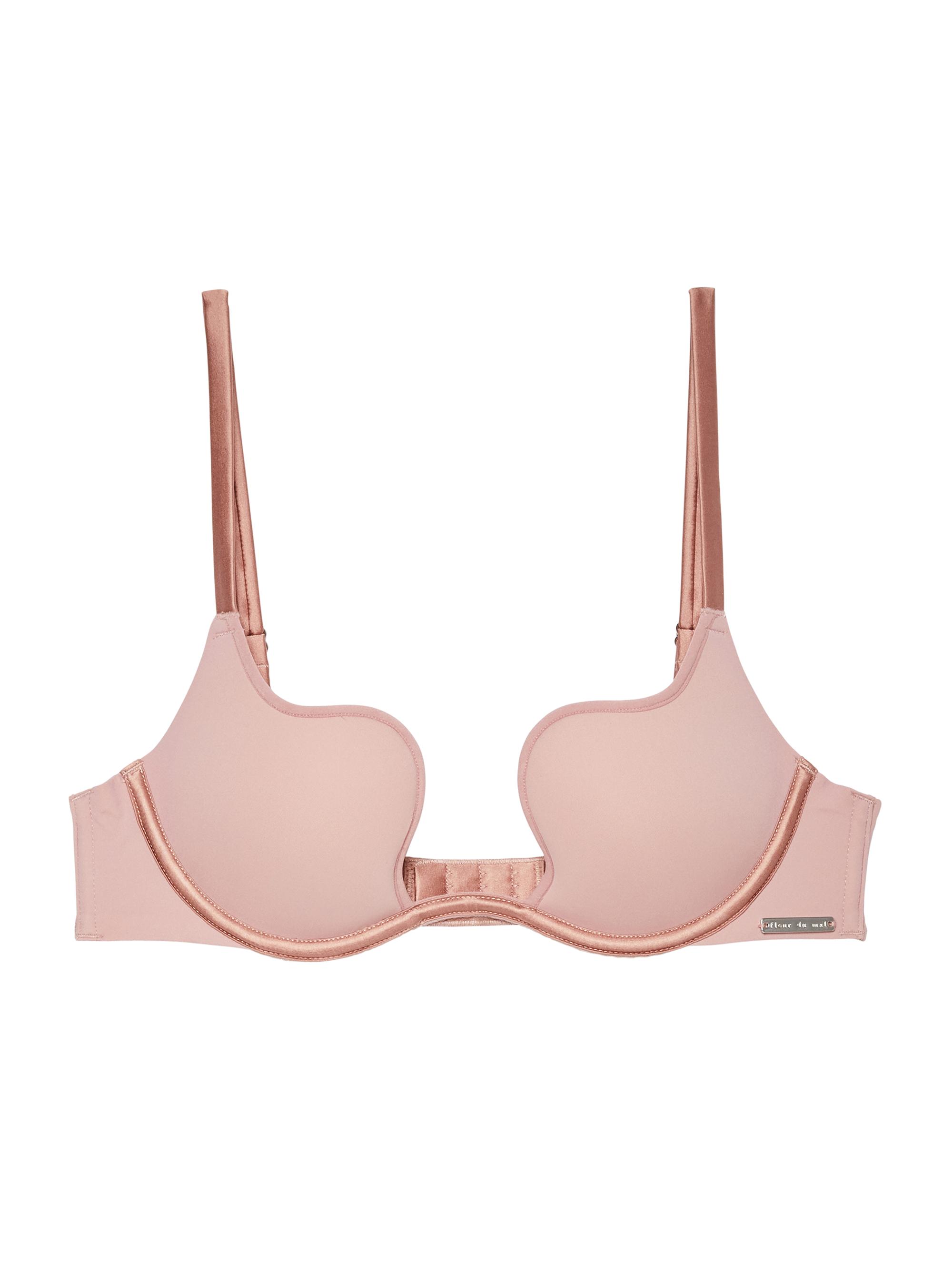 Fleur du Mal Women's Le Stretch Micro U-Plunge Bra - Tan