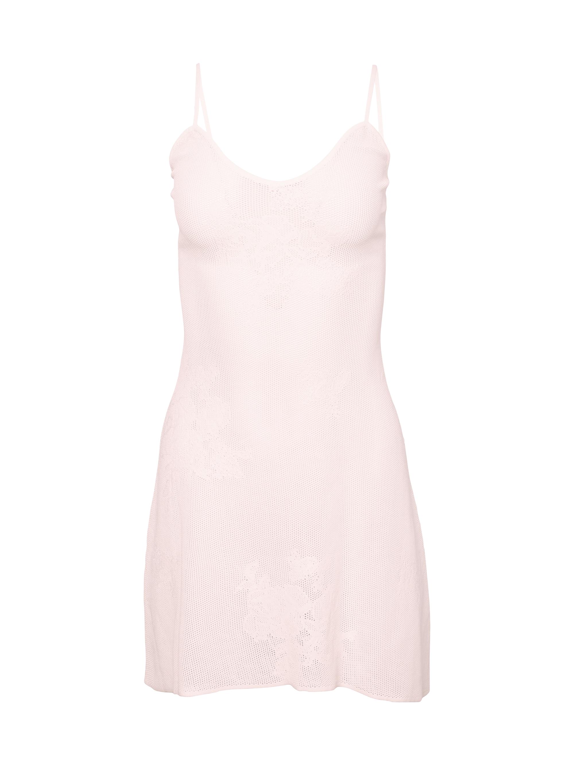 Fleur du Mal Women's Lace Pointelle Minidress -