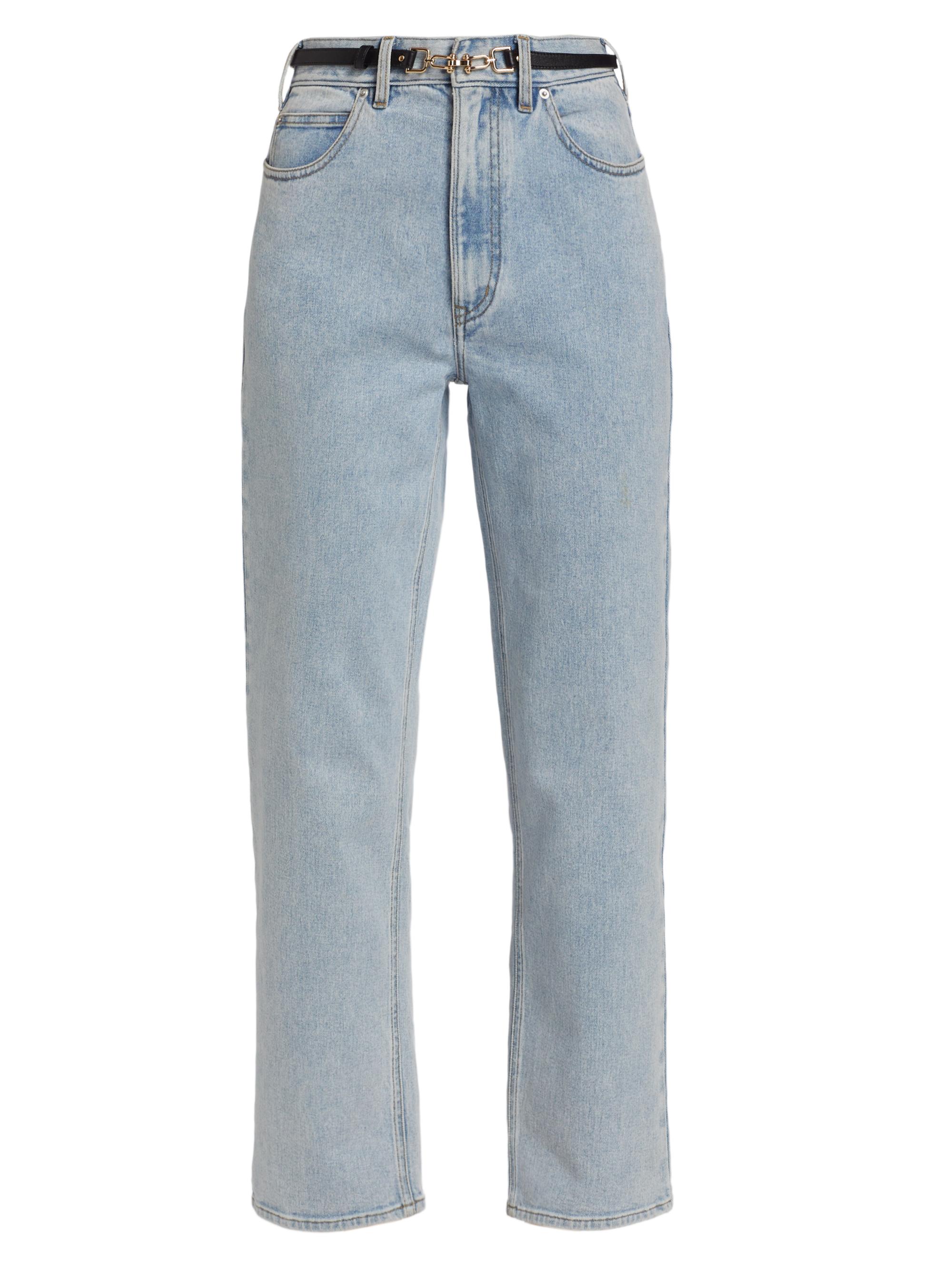 Generation Love Emmett Belted Straight-Leg Jeans | Saks