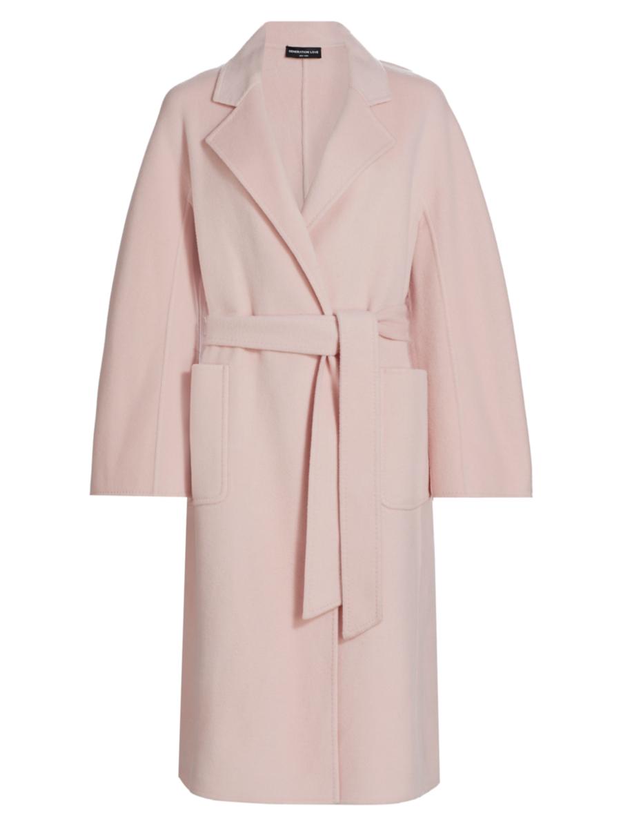 Shop Generation Love Grayson Wool Belted Coat | Saks Fifth Shop Generation Love Grayson Wool Belted Coat | Saks Fifth