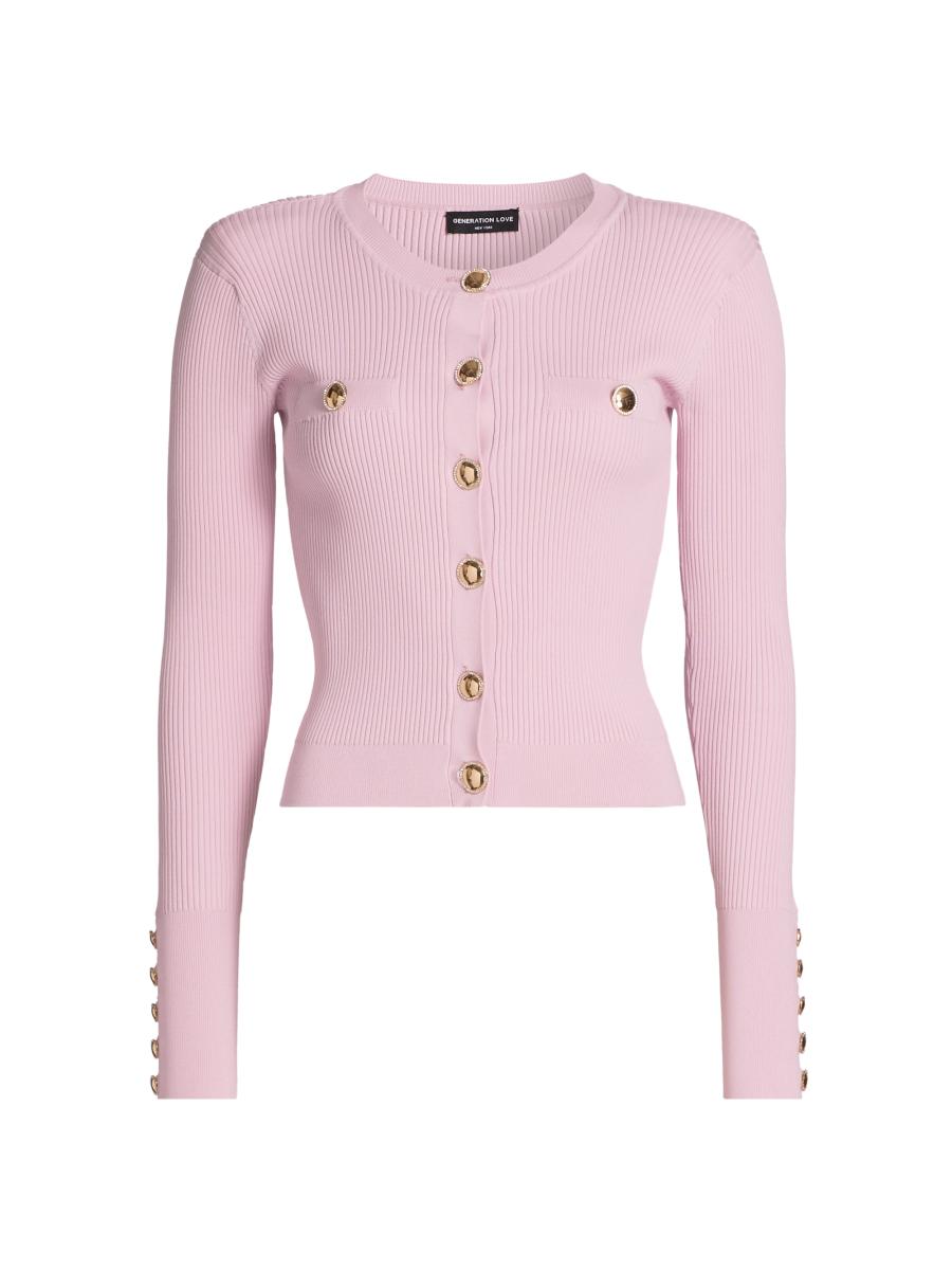 Genope Fancy Knit Cardigan
