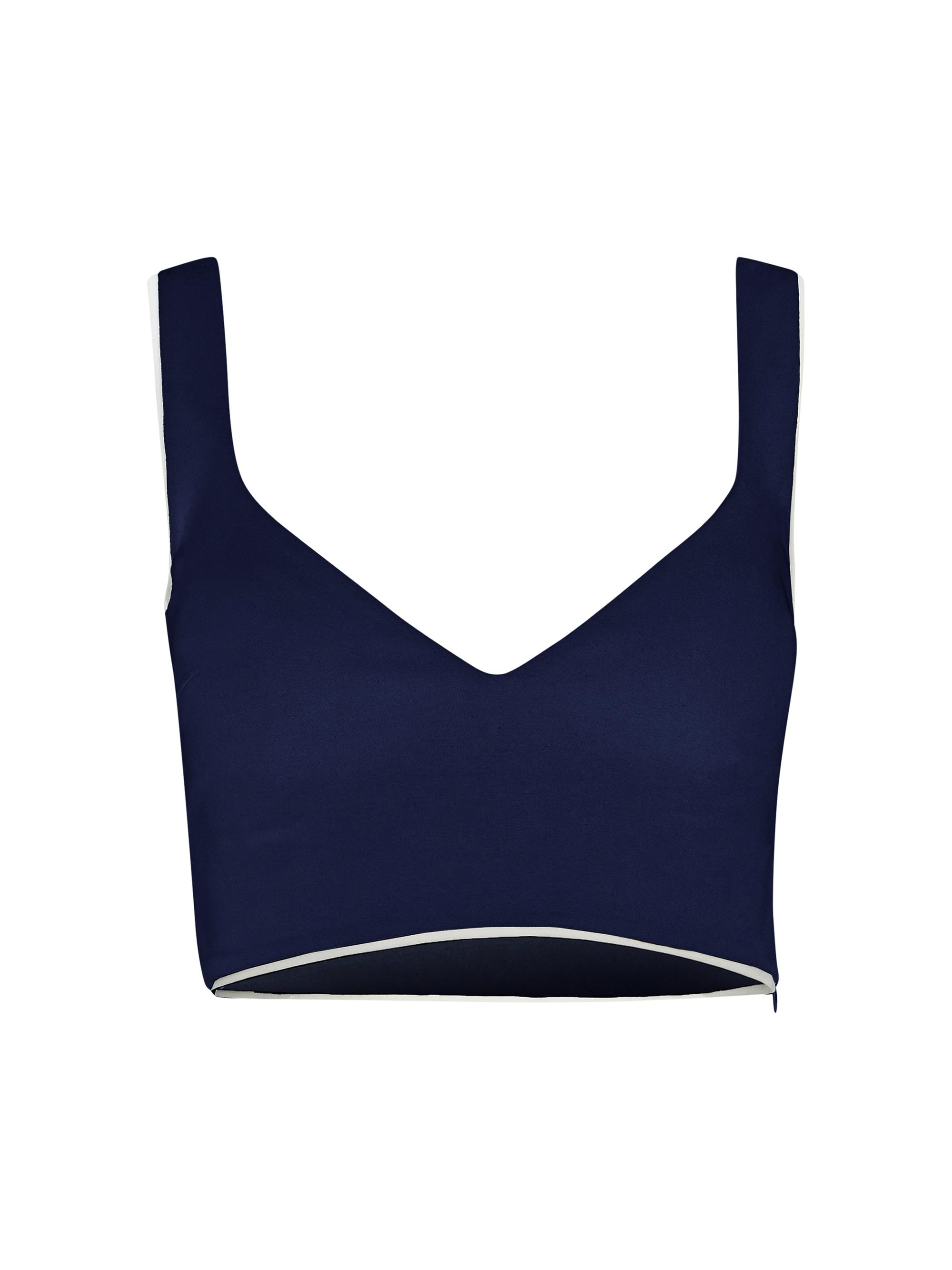 Ser.o.ya Women's Basha Bra Cropped Top - Navy