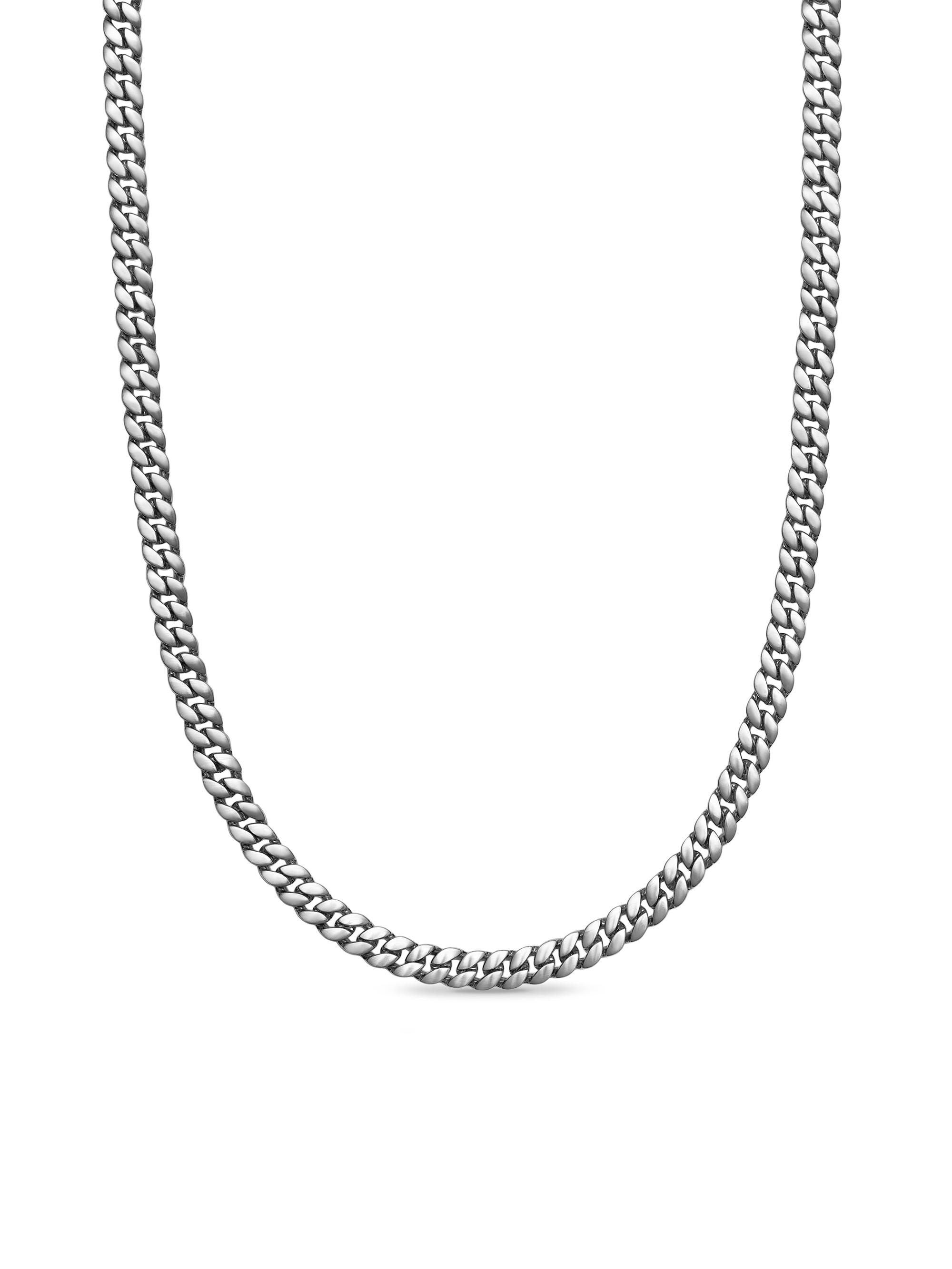 David Yurman ボックスチェーン ネックレス 22inch David Yurman Sterling Silver 7 mm Box Chain Snap Lock 22