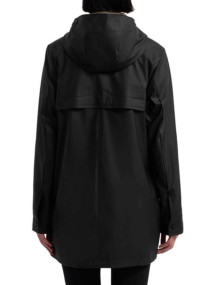 Shop Hunter Acacia Rubberized Hooded Rain Jacket | Saks Shop Hunter Acacia Rubberized Hooded Rain Jacket | Saks