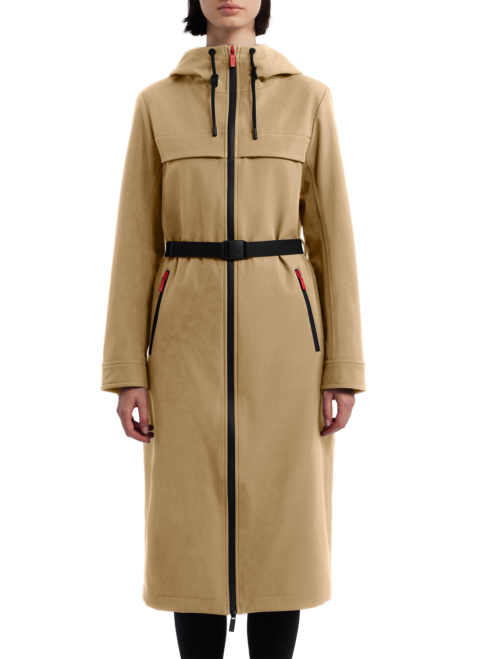 Hunter Women's Crown Belted Longline Coat - British Tan