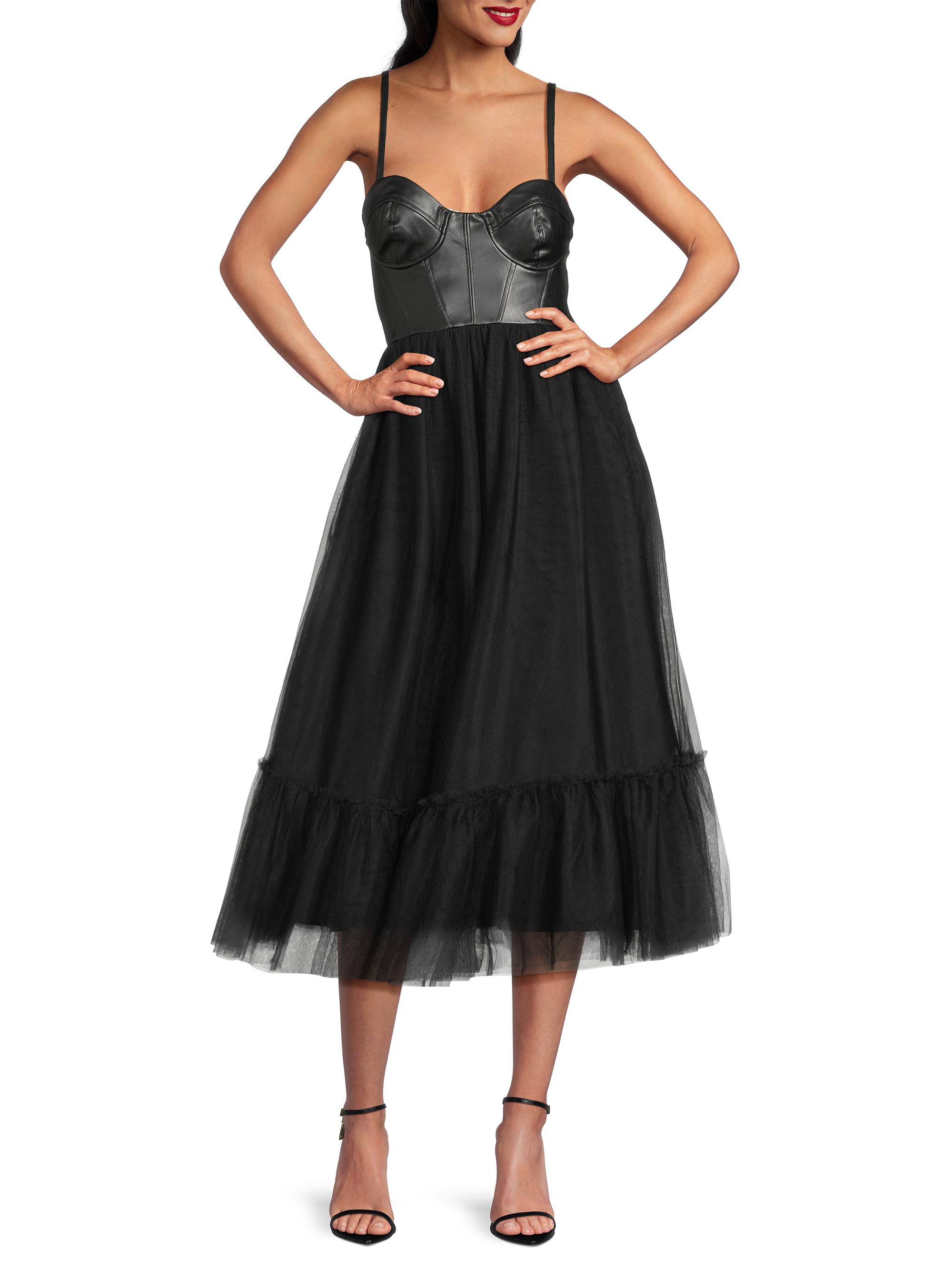 Hutch Women's Essex Bustier Combo Midi-Dress - Black