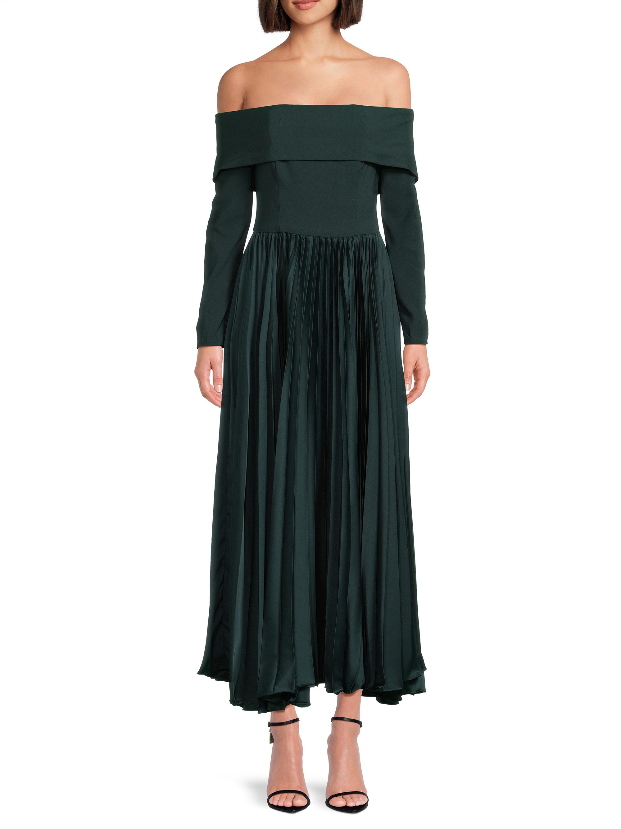 knee length dresses for ladies Blythe Floral Plisse Midi Dress main image 1