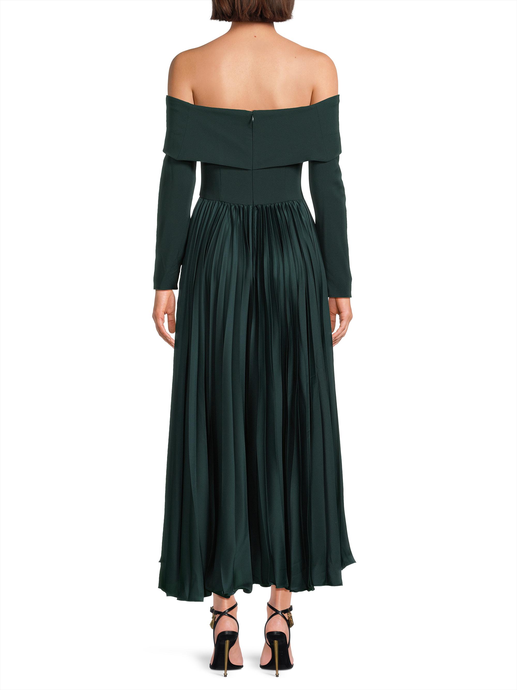 strapless open back dress Our Cressida Olive Green Bridesmaid Dress main image 0