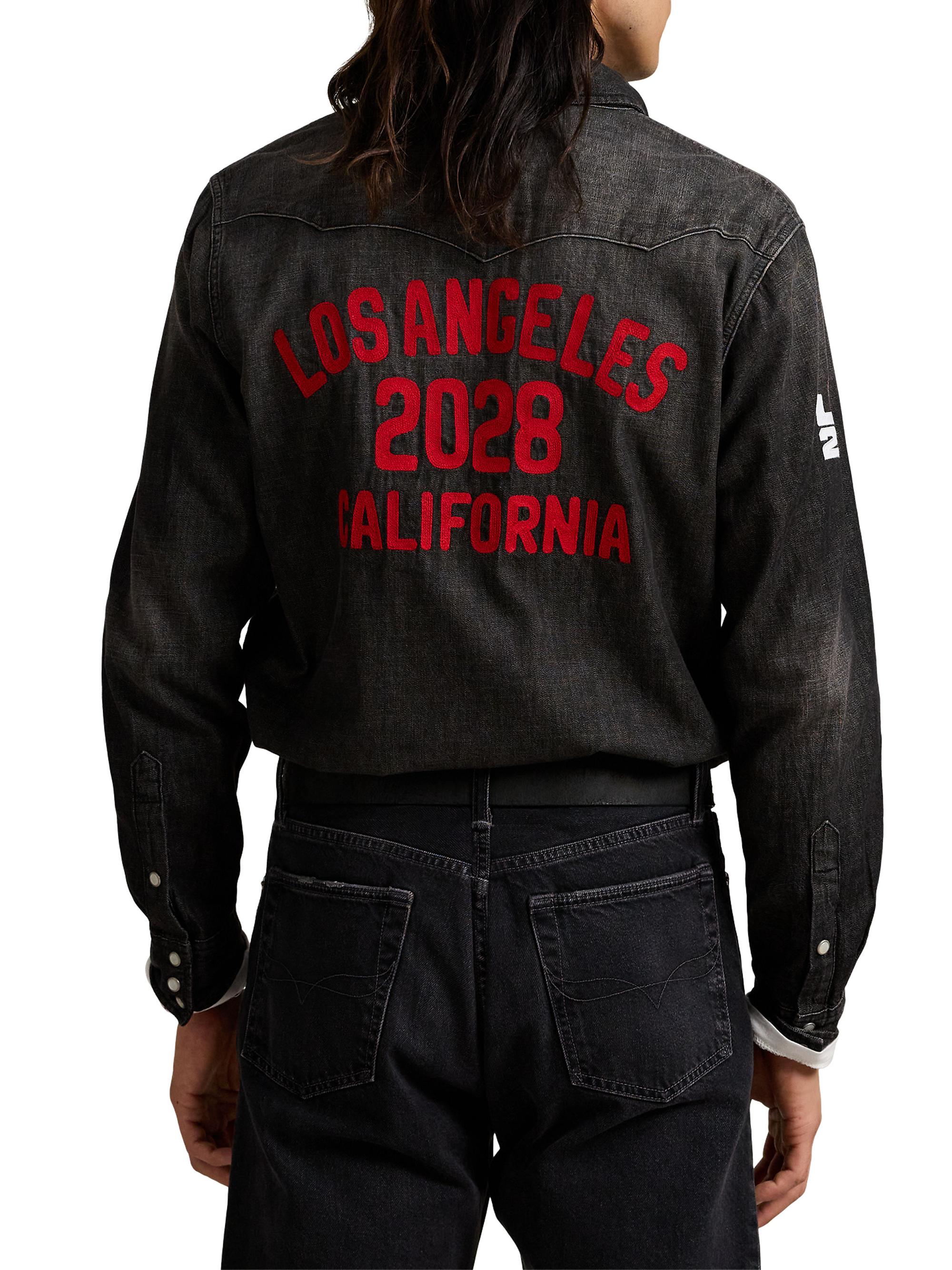 Polo Ralph Lauren Graphic Denim Shirt | Saks Fifth Avenue