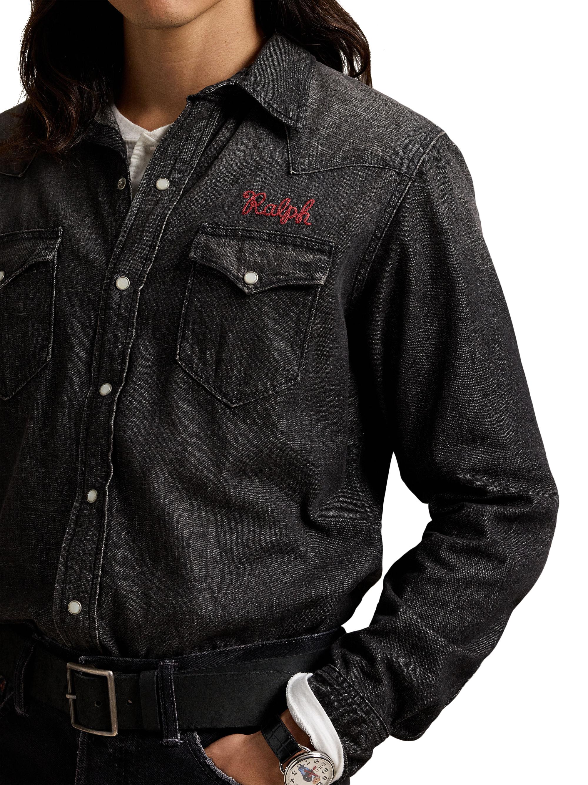 Polo Ralph Lauren Graphic Denim Shirt | Saks Fifth Avenue