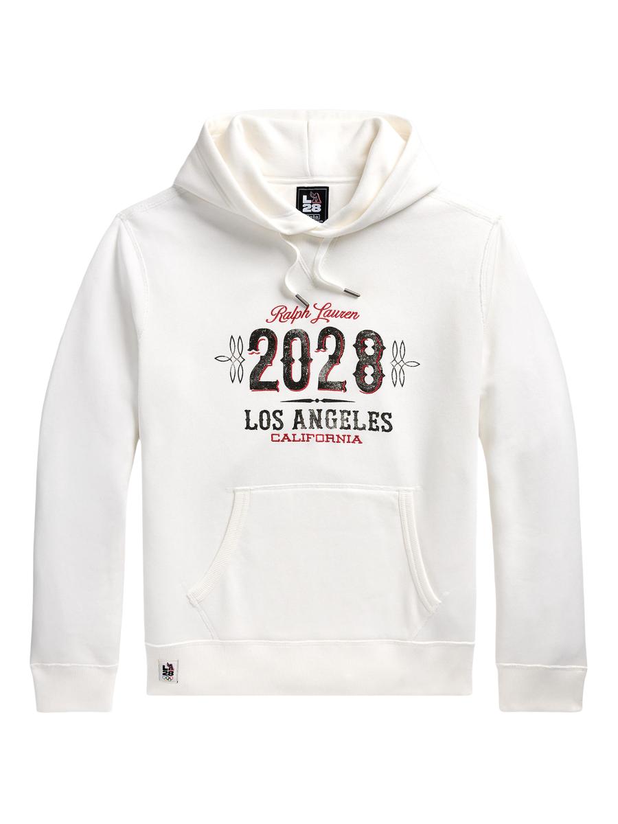 Polo Ralph Lauren Graphic Cotton-Blend Hoodie | Saks Fifth Avenue