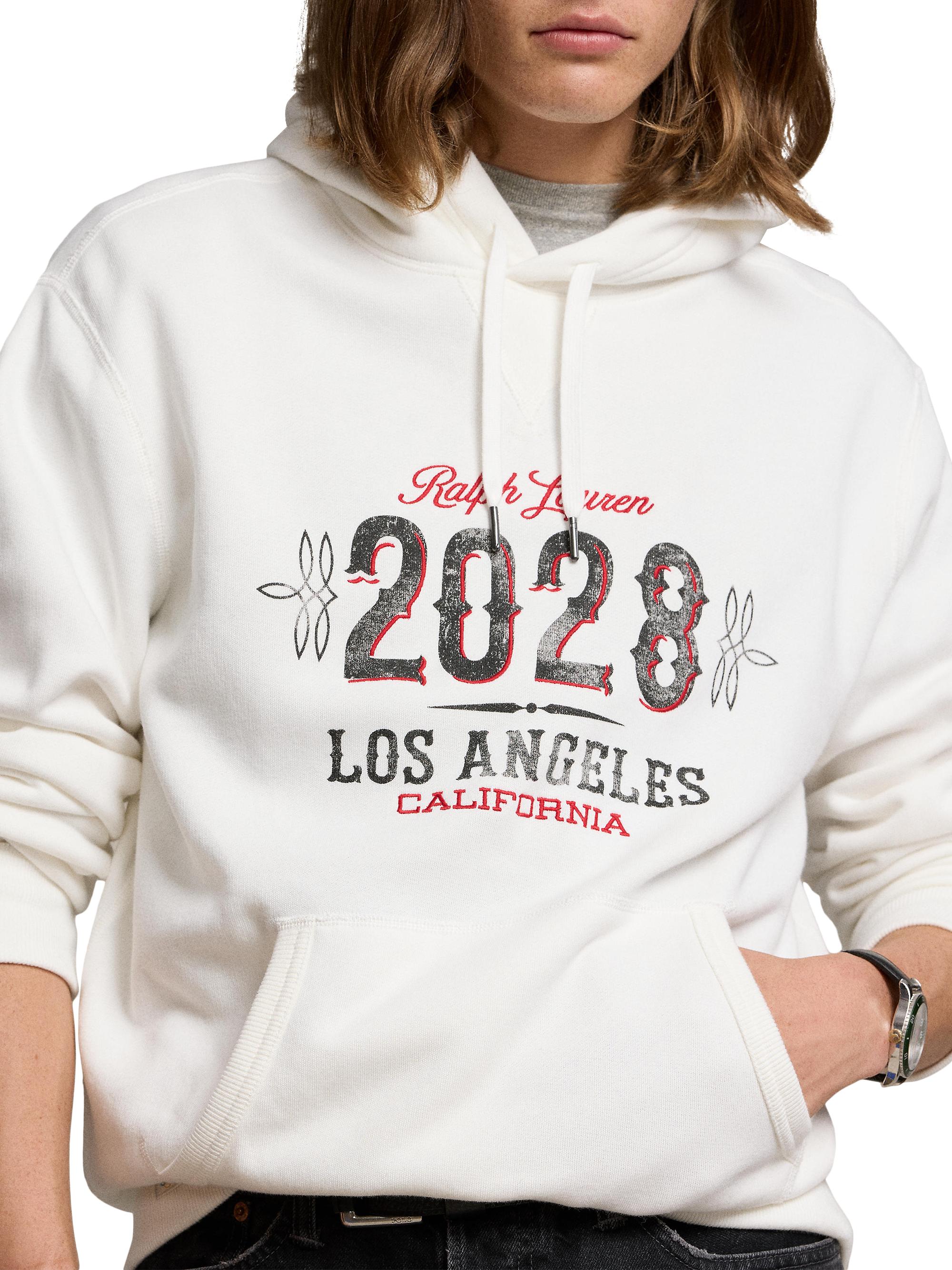 Polo Ralph Lauren Graphic Cotton-Blend Hoodie | Saks Fifth Avenue