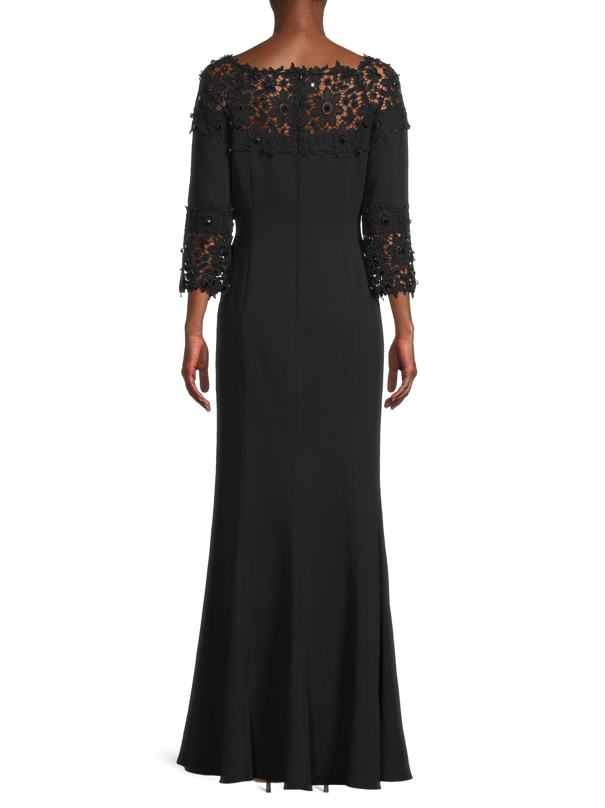 black midi dress amazon Adele Long Dress Mono Dot