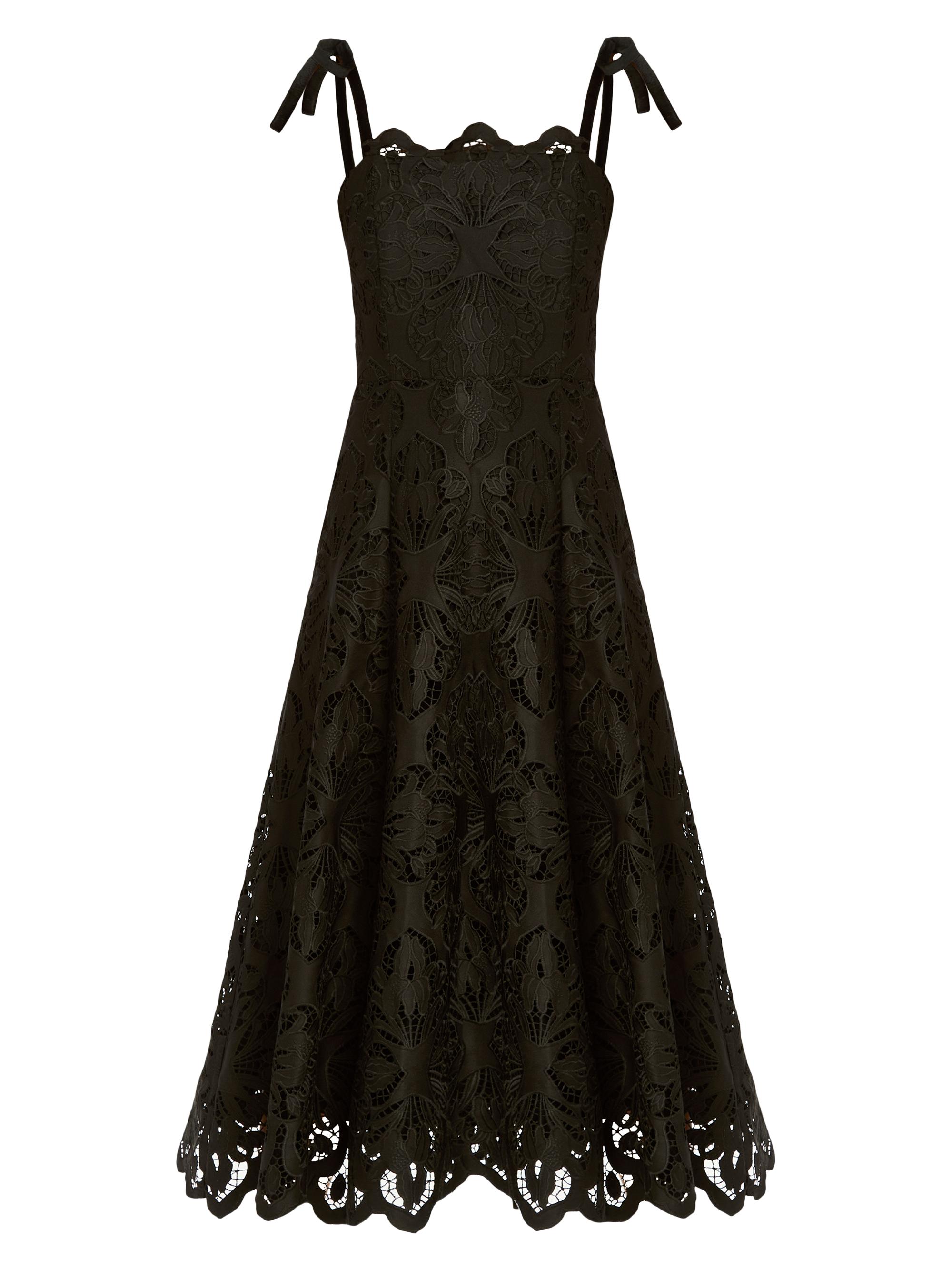 Mestiza New York Women's Cataleya Lace Midi-Dress - Black