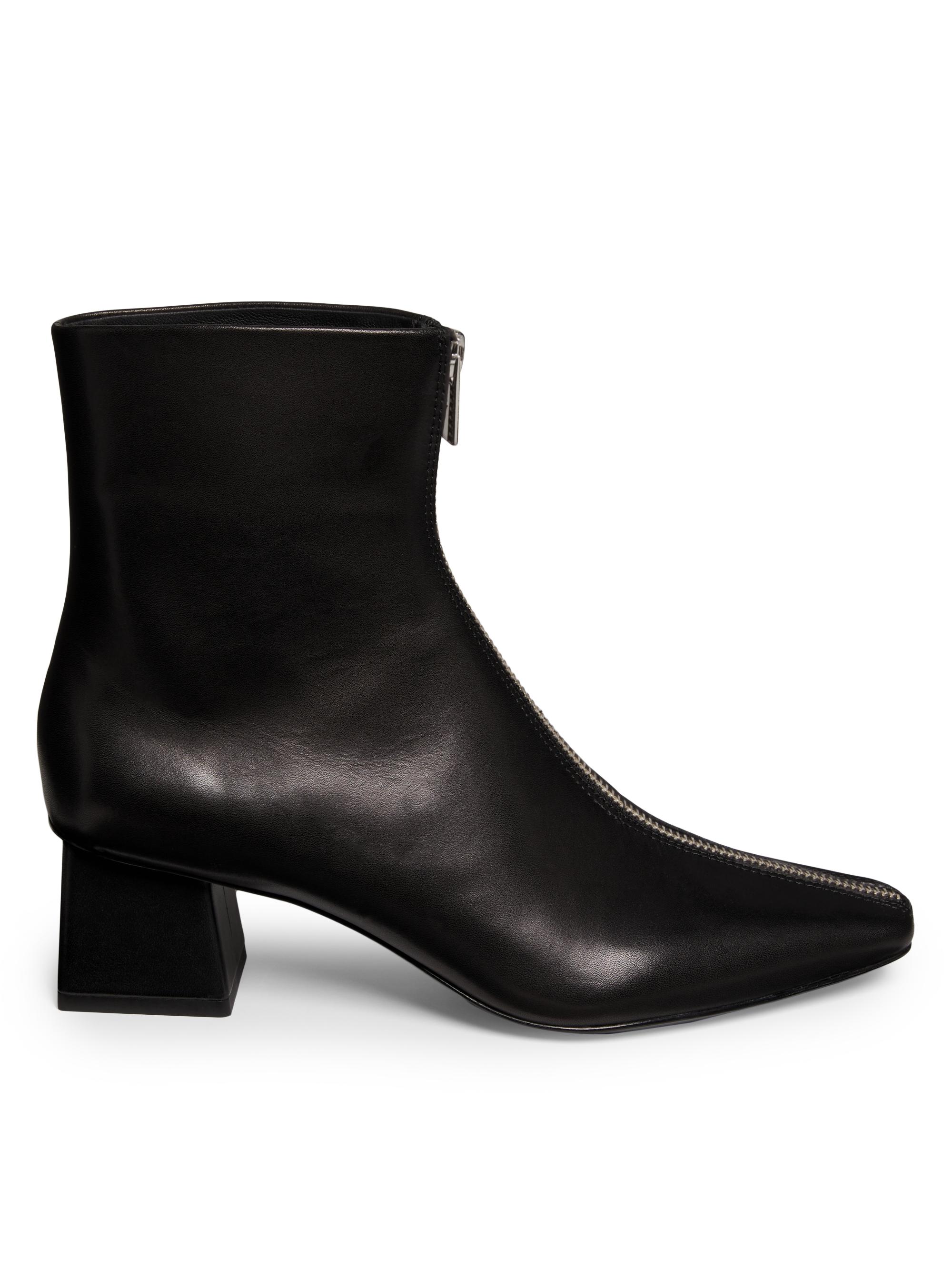 Alexander Wang Toni 45MM Leather Ankle Boots | Saks Fifth Avenue