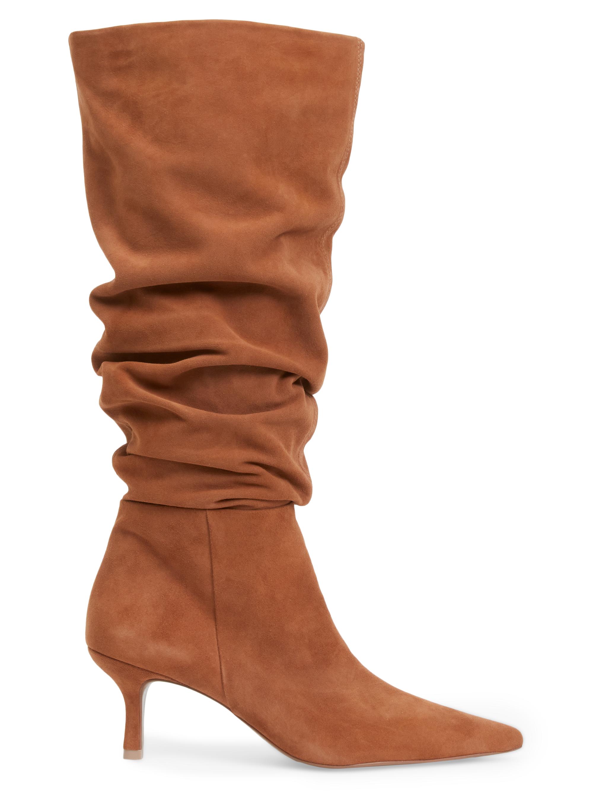 SIMKHAI Women's Jordi 65MM Suede Slouch Boots - Camel