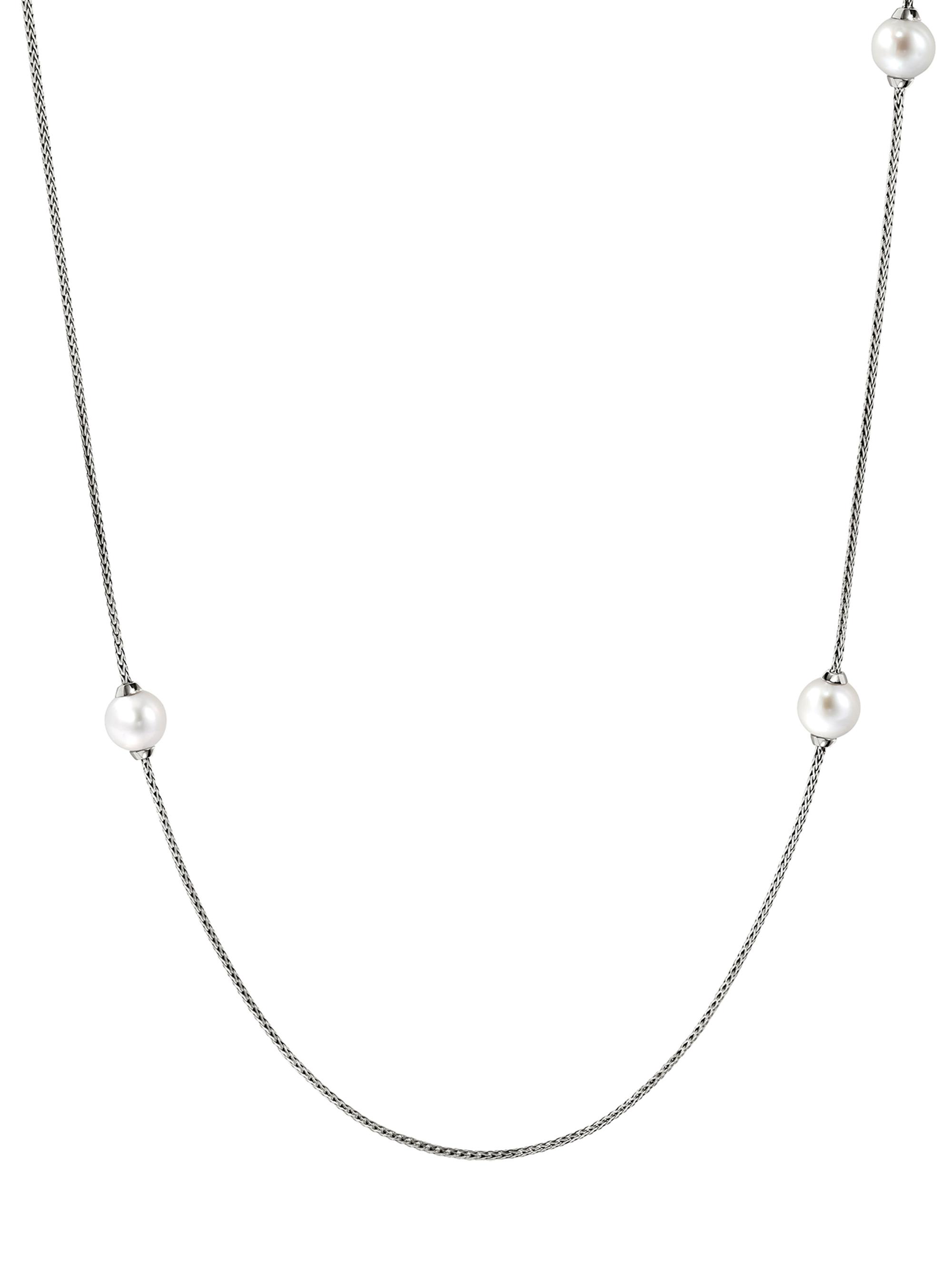 John Hardy Women's JH Essentials Sterling Silver & Cultured Freshwater Pearl Necklace - Silver