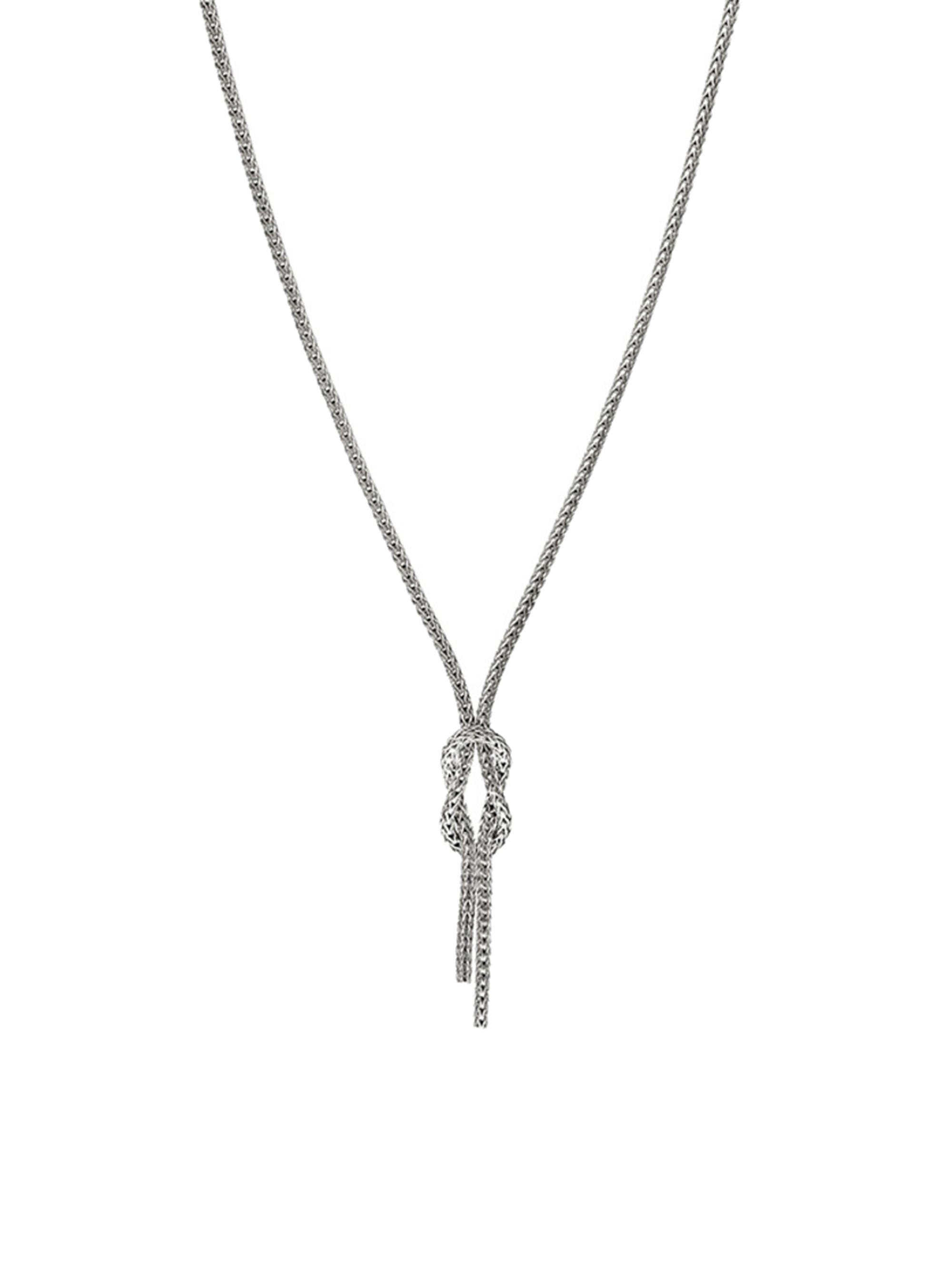 John Hardy Women's Love Knot Sterling Silver Y Necklace - Silver