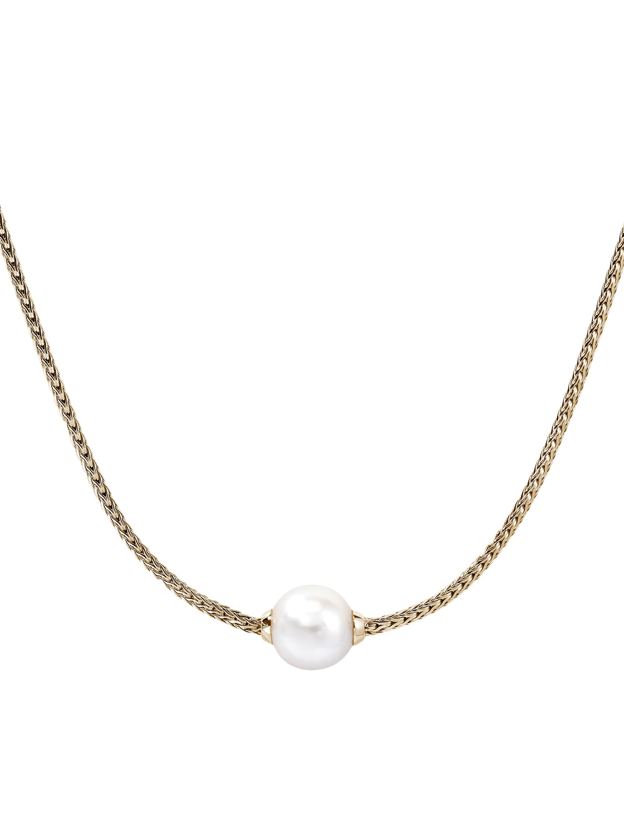 John Hardy Women's JH Essentials 14K Yellow Gold & Cultured Freshwater Pearl Necklace - Yellow Gold