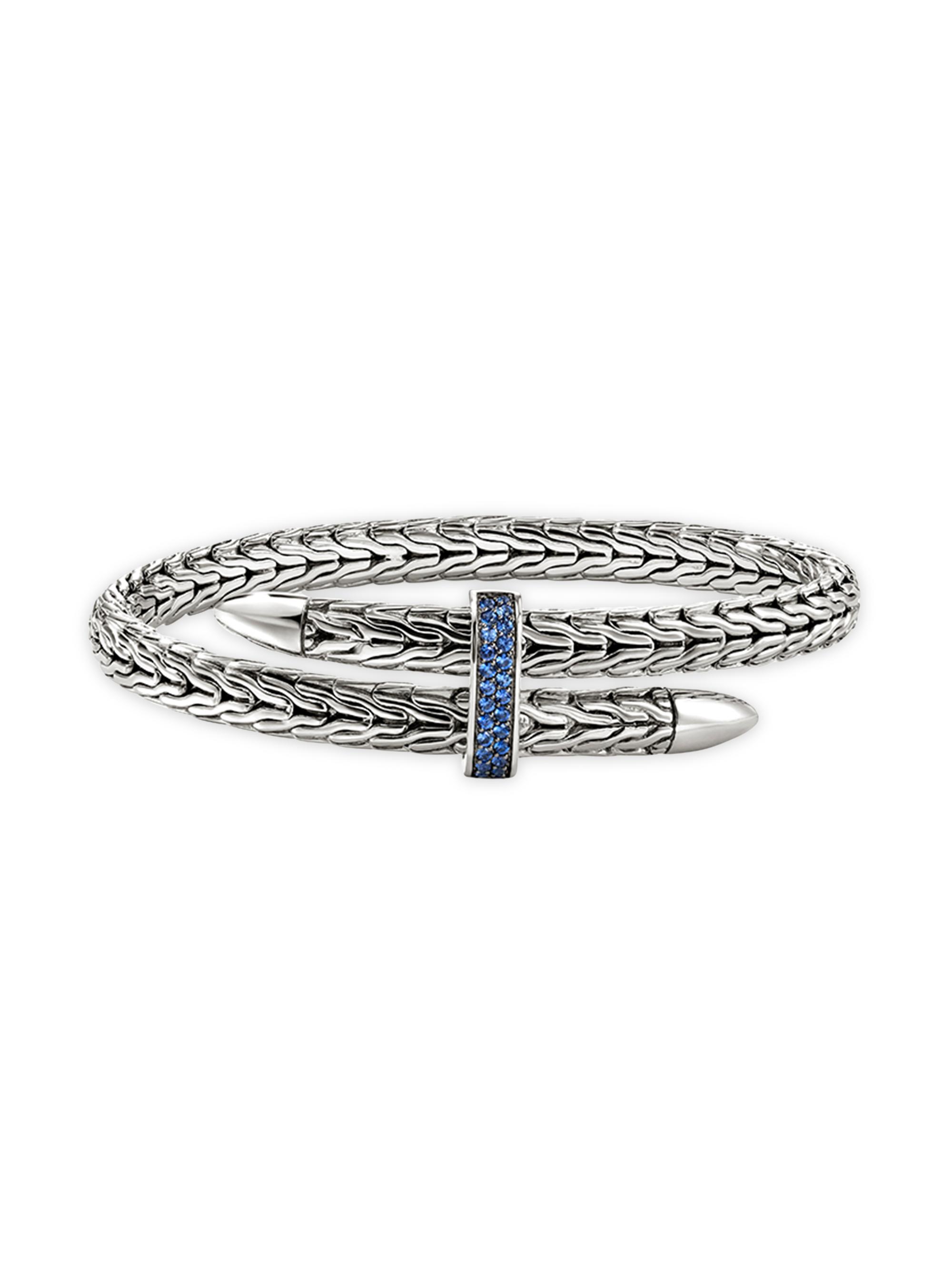 【未使用】HARDY Sapphire Lite 7'10' #3 John Hardy Spear Flex Sterling Silver & Black Sapphire Cuff | Saks