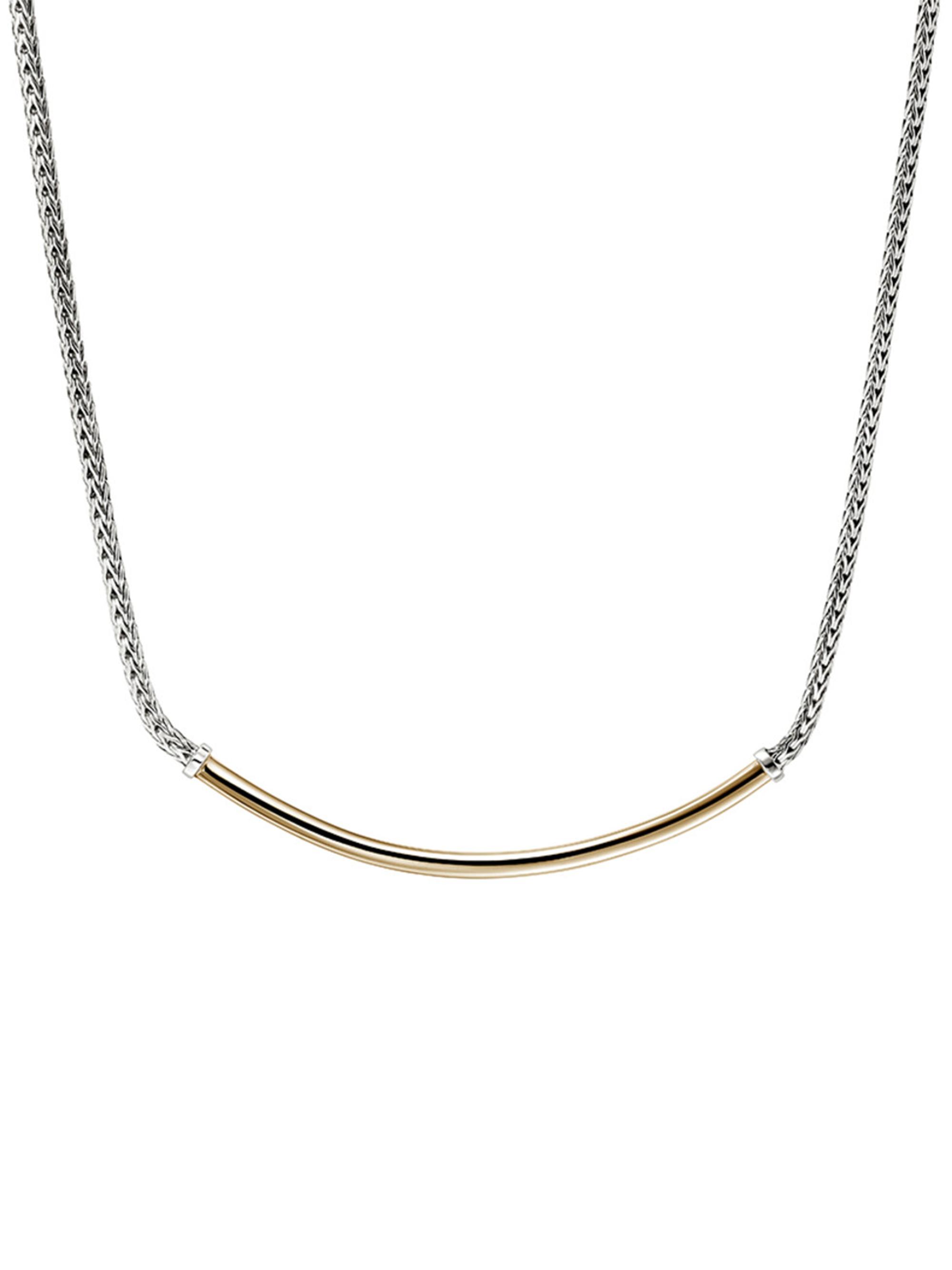 John Hardy Women's JH Essentials 14K Yellow Gold & Sterling Silver Necklace - Silver And Yellow Gold