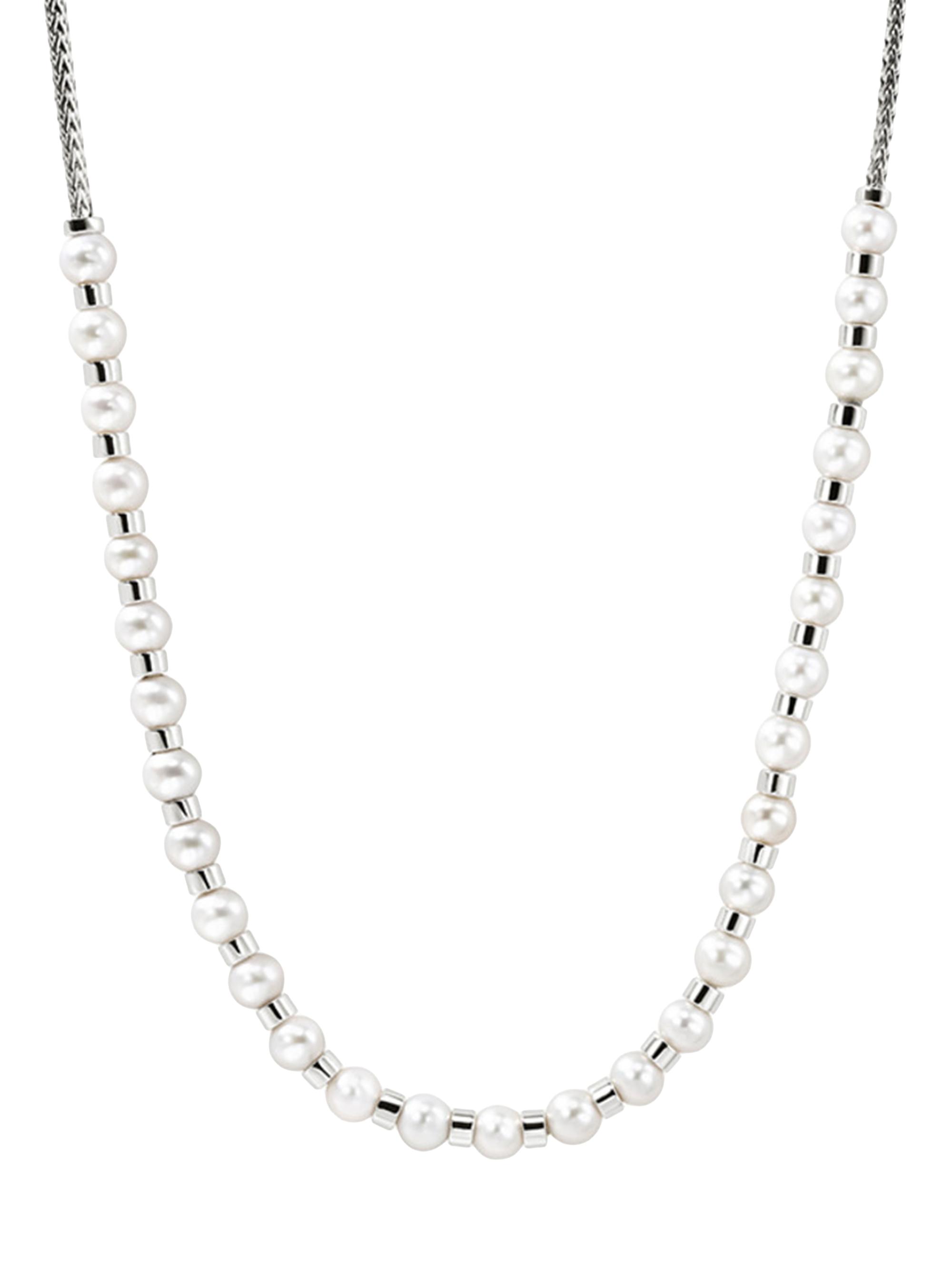 John Hardy Women's JH Essentials Sterling Silver & Cultured Freshwater Pearl Necklace - Silver
