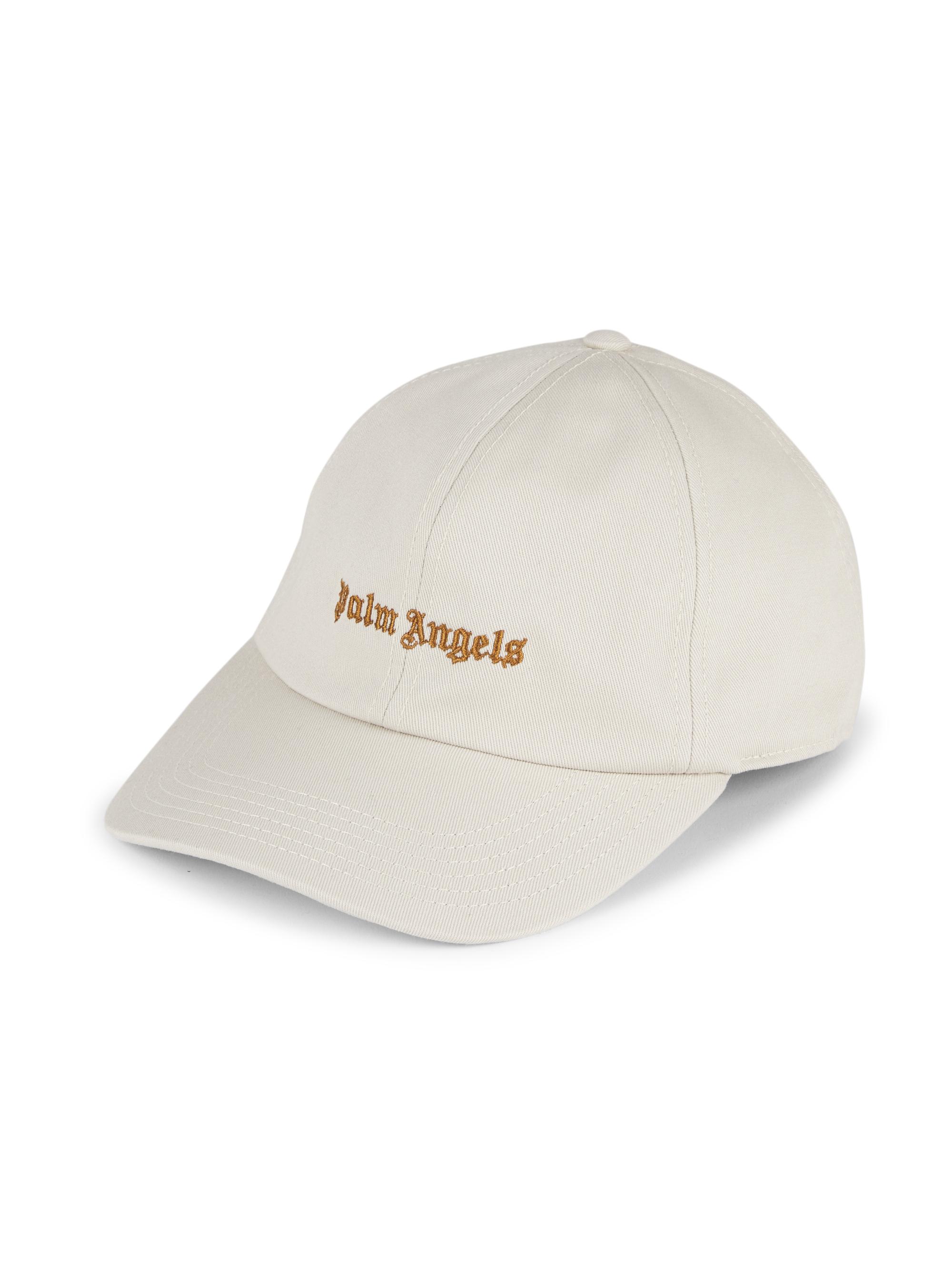 Palm Angels Men's Classic Logo Cap - Light Beige Golden