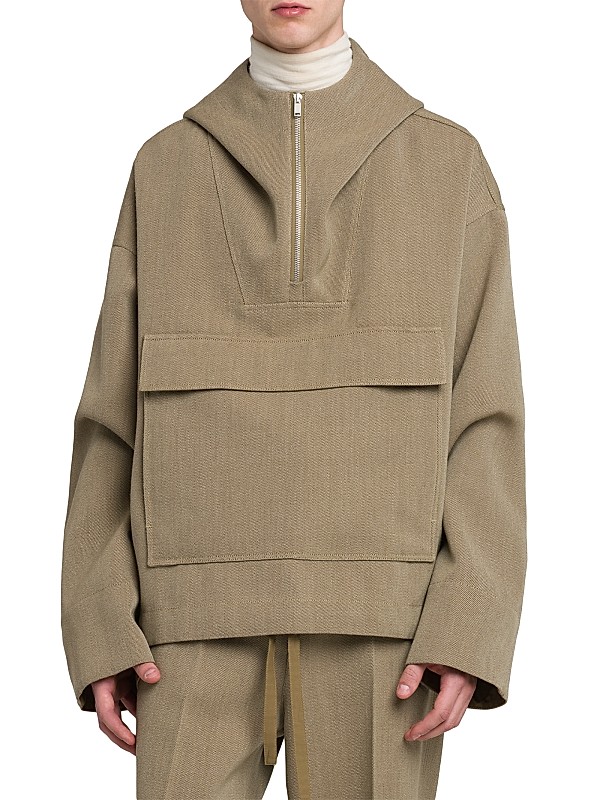 Shop Jil Sander Wool Half-Zip Jacket | Saks Fifth Avenue Shop Jil Sander Wool Half-Zip Jacket | Saks Fifth Avenue