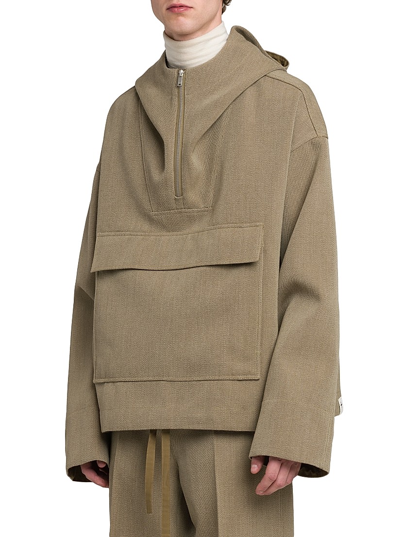Shop Jil Sander Wool Half-Zip Jacket | Saks Fifth Avenue Shop Jil Sander Wool Half-Zip Jacket | Saks Fifth Avenue