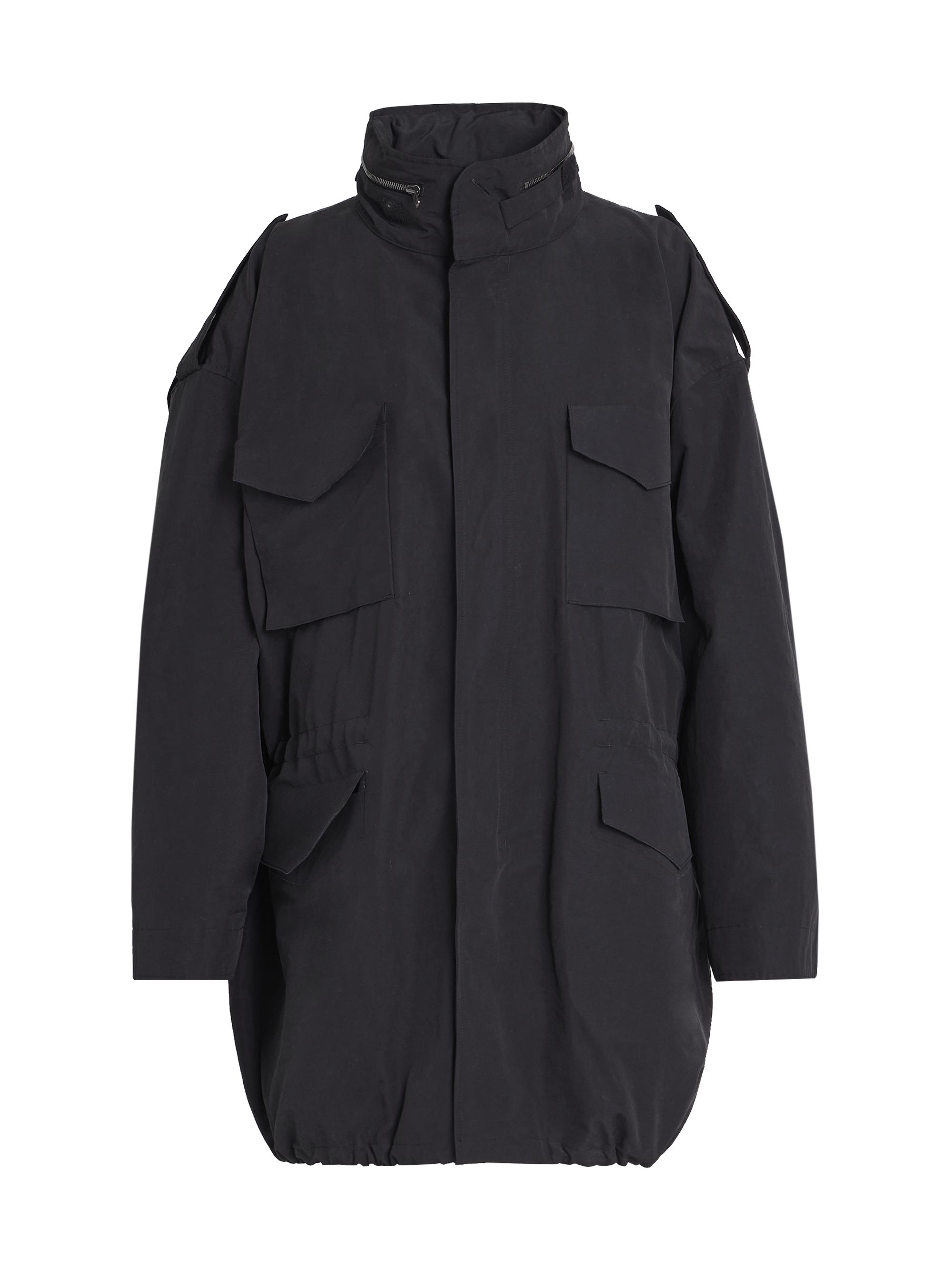 Maison Margiela Men's Cotton-Blend Sports Jacket - Black